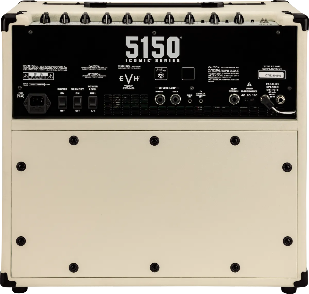 EVH  5150® Iconic® Series 15W 1X10 Combo, Ivory, 120V