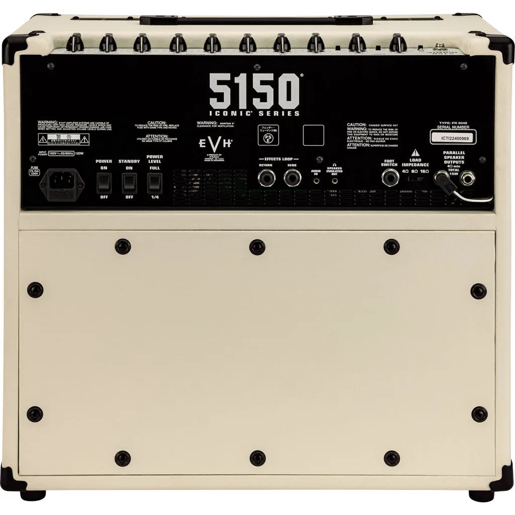 EVH 5150 Iconic Series 15W 1X10 Combo, Ivory, 240V AUS