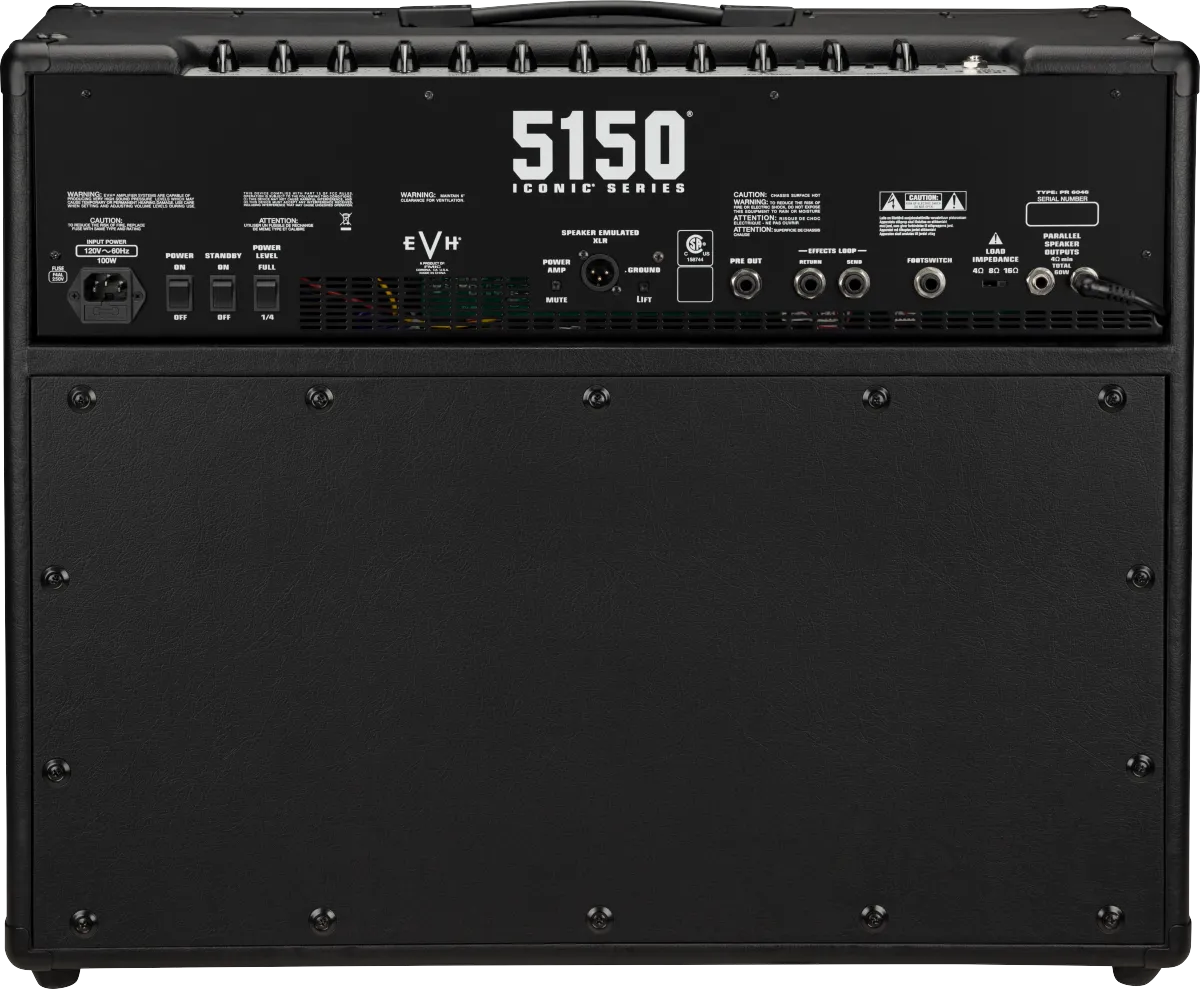 EVH  5150® Iconic® Series 60W 2X12 Combo, Black, 120V
