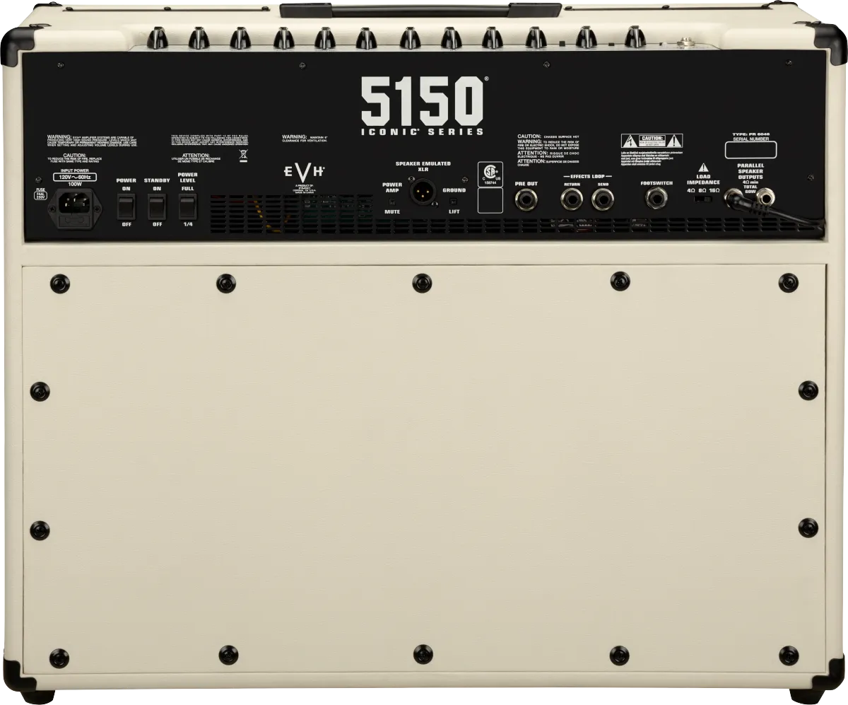 EVH  5150 Iconic Series 60W 2X12 Combo, Ivory, 120V 2257200410