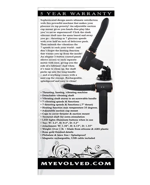 Evolved Too Hot to Handle Thrusting Machine