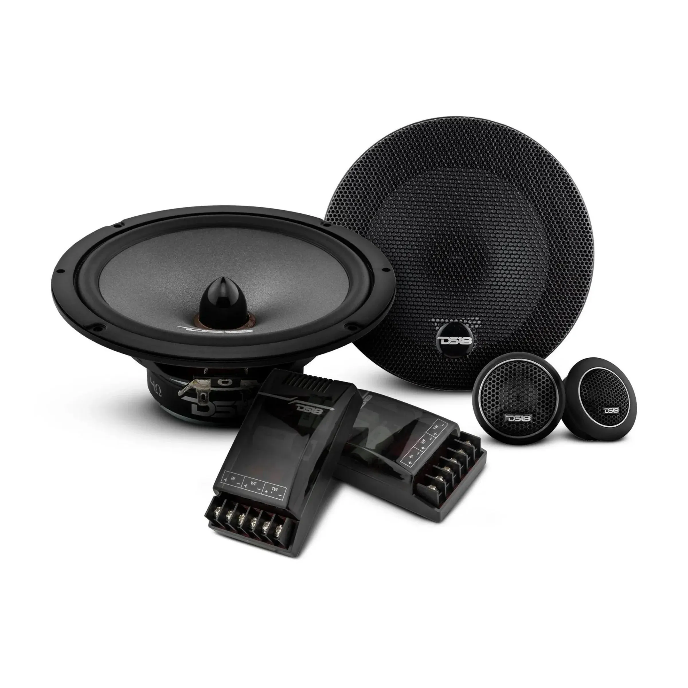 EXL-SQ6.5C | 6.5" 400 WATT 2-WAY COMPONENT SPEAKER SYSTEM