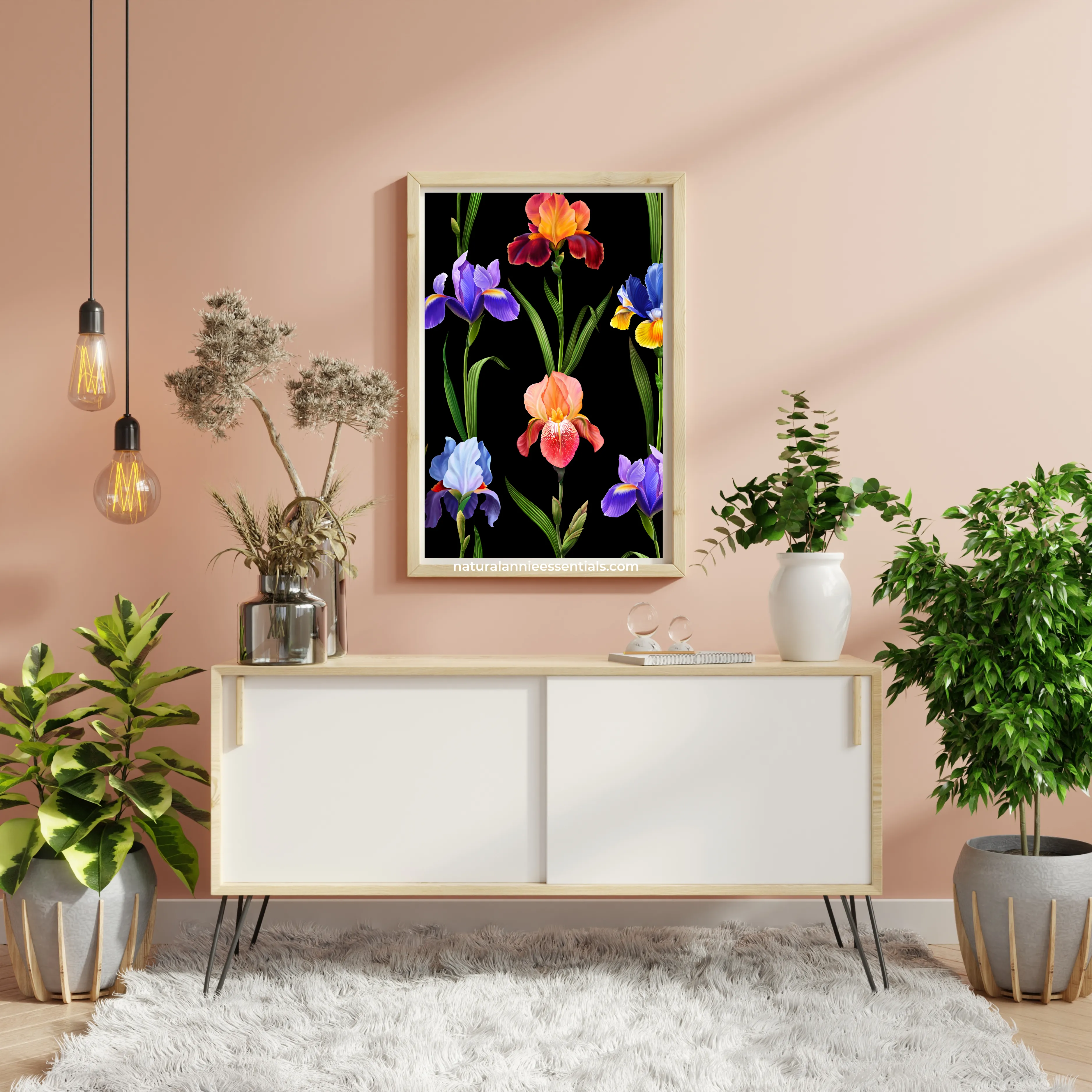EXOTIC EDEN: An Eclectic Floral Digital Download Wall Art |Colorful Printable Wall Art