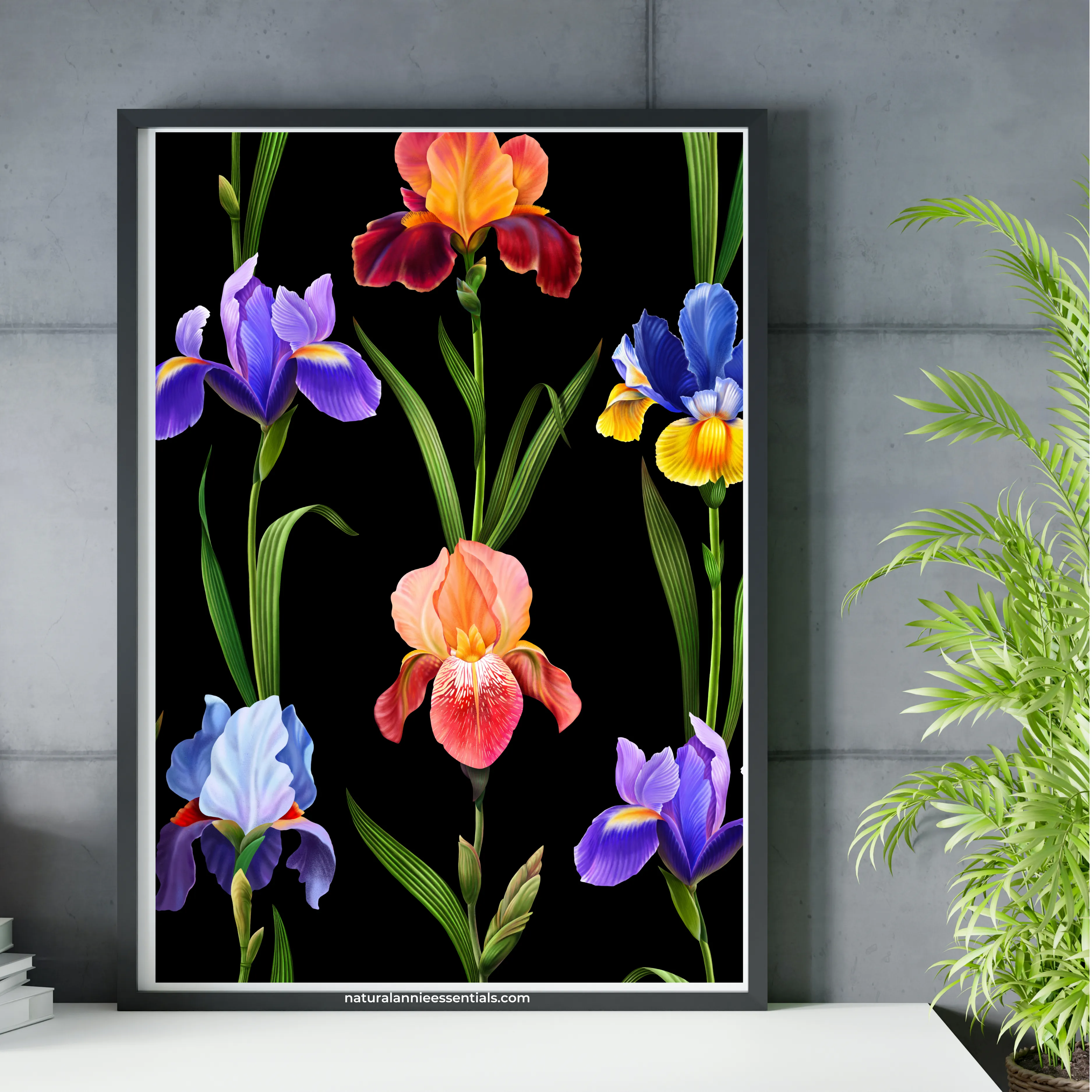 EXOTIC EDEN: An Eclectic Floral Digital Download Wall Art |Colorful Printable Wall Art