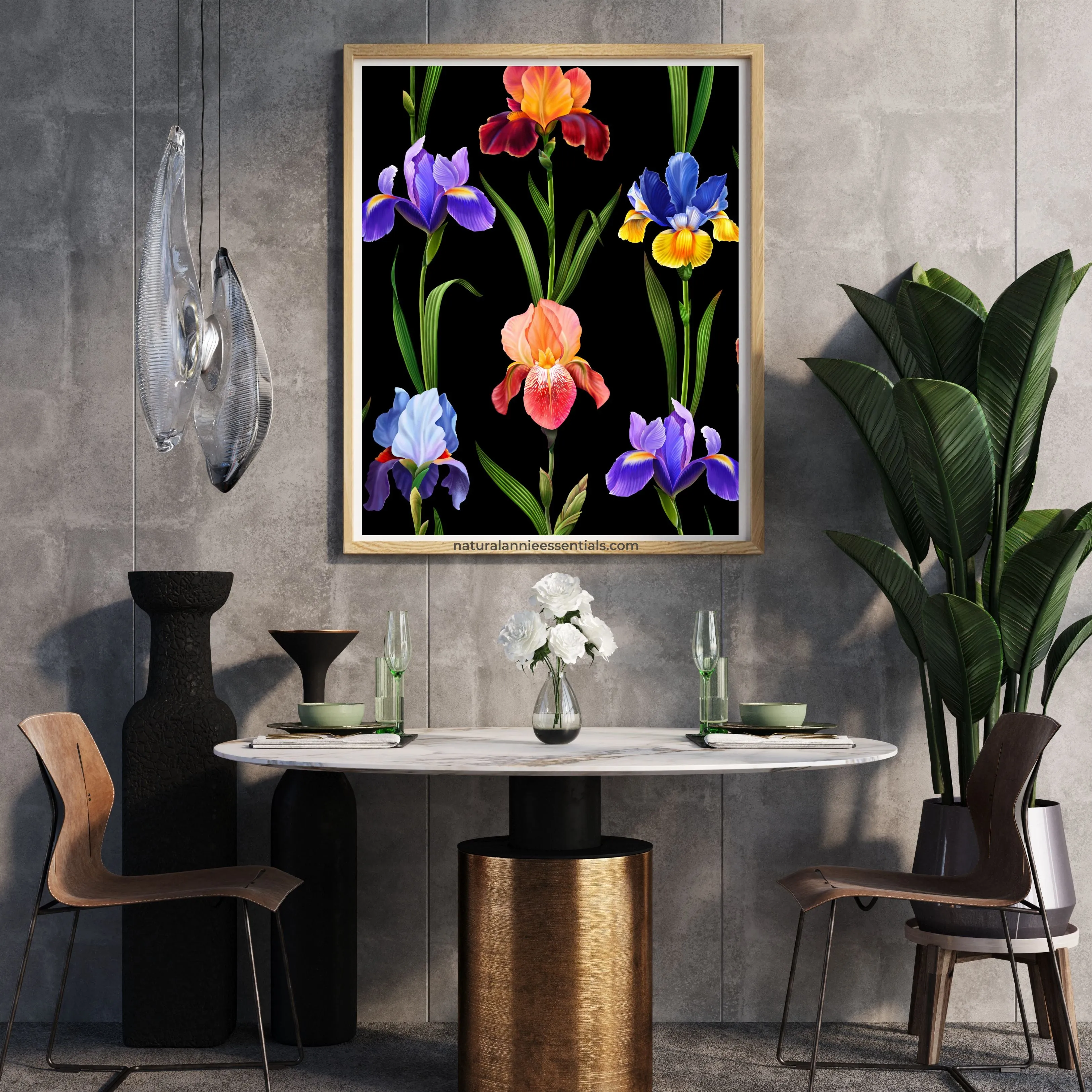 EXOTIC EDEN: An Eclectic Floral Digital Download Wall Art |Colorful Printable Wall Art