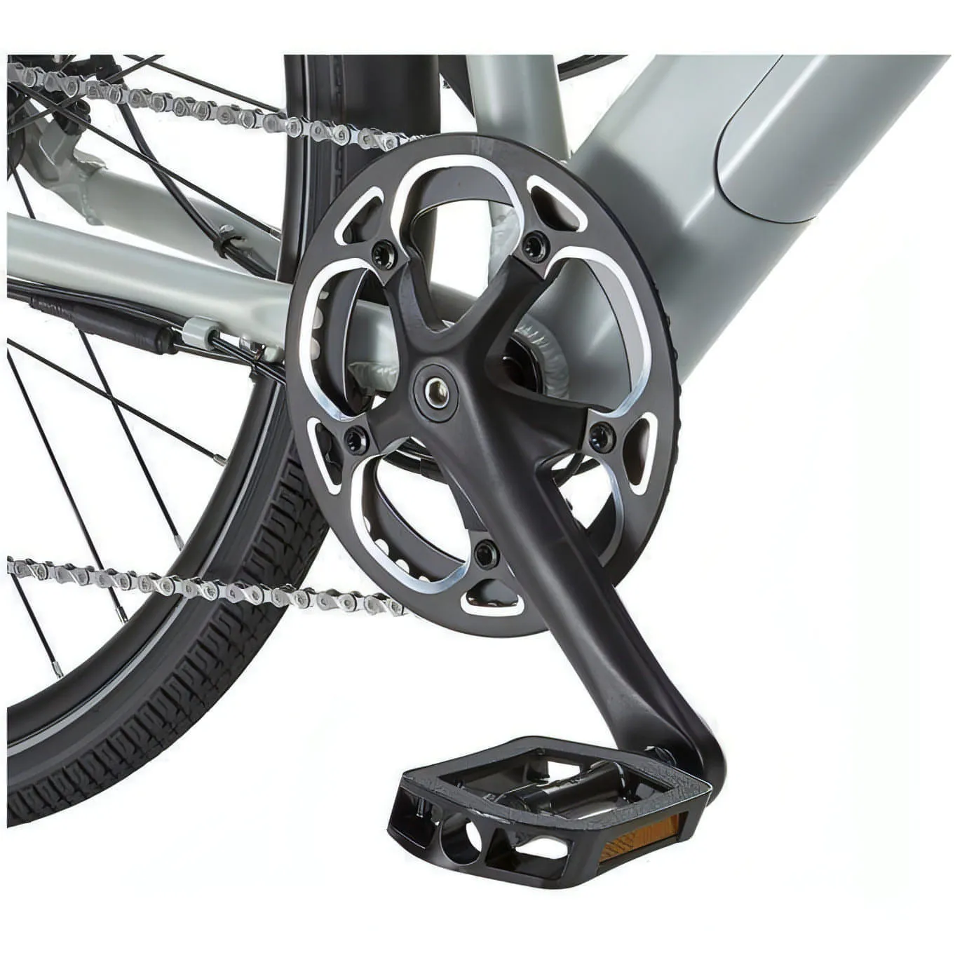 Ezego Commute INT Electric Hybrid Bike - Grey
