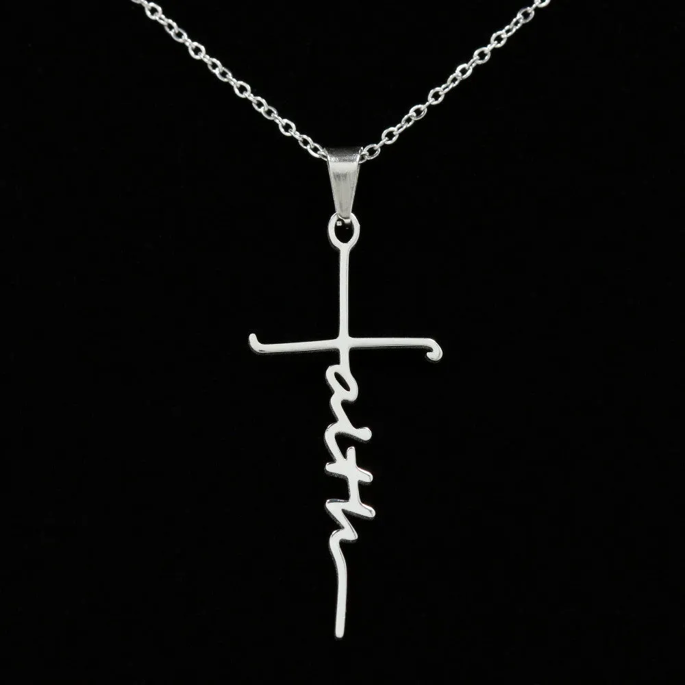 Faith Cross Necklace