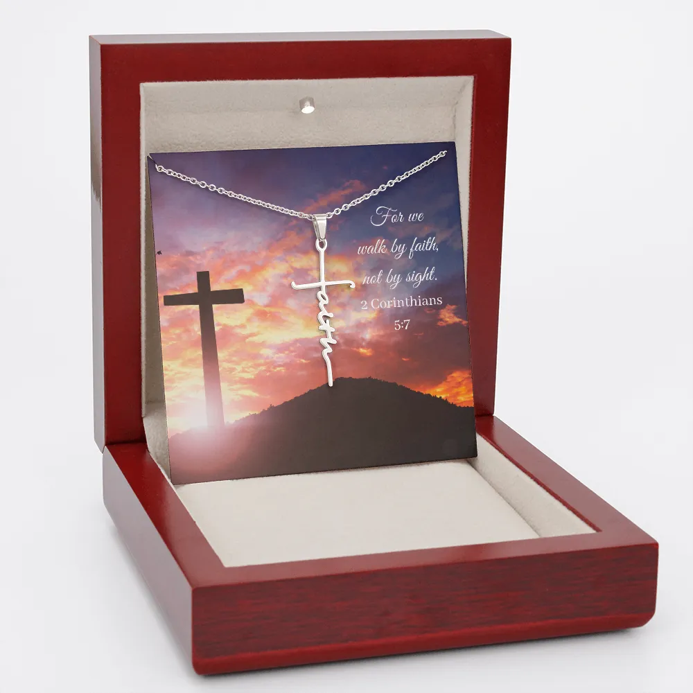 Faith Cross Necklace