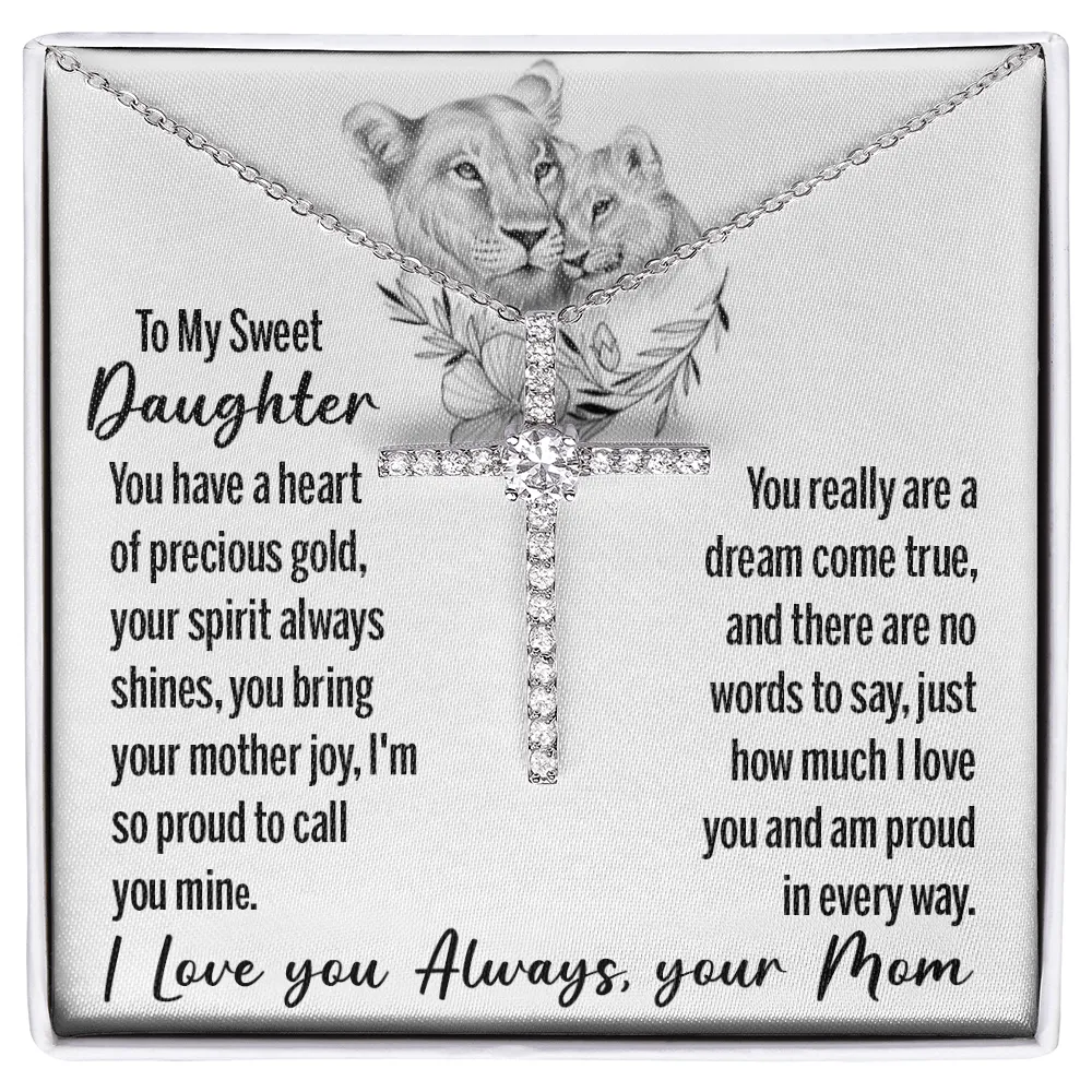 Faith Necklace For Daughter From Mom