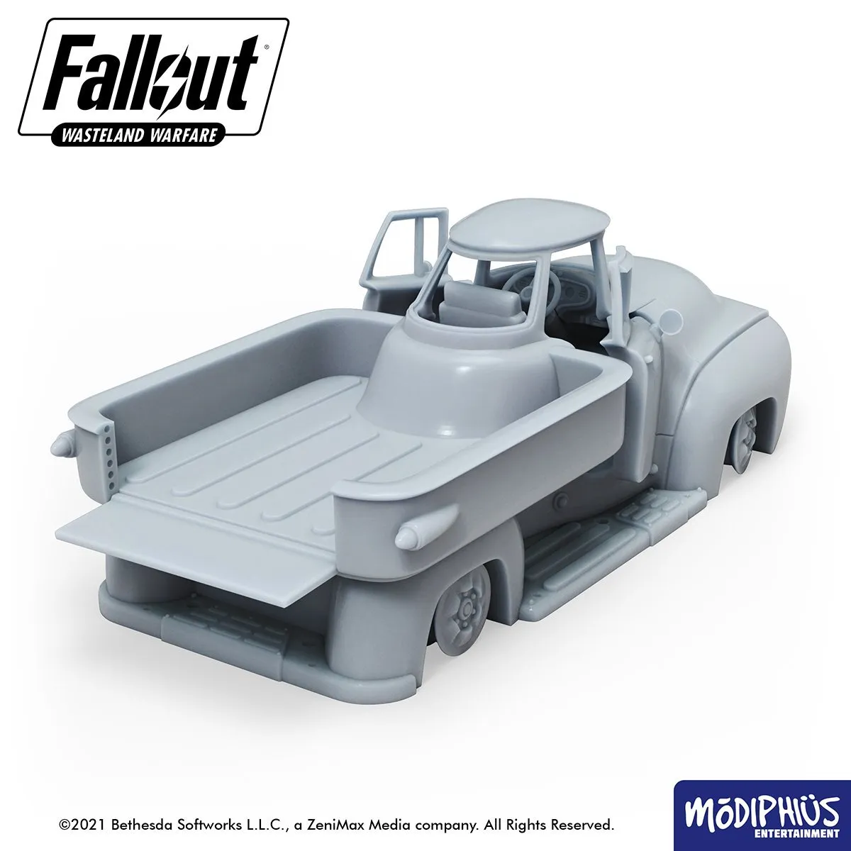 Fallout: Wasteland Warfare - Print at Home - Nuka World Parking Lot STL