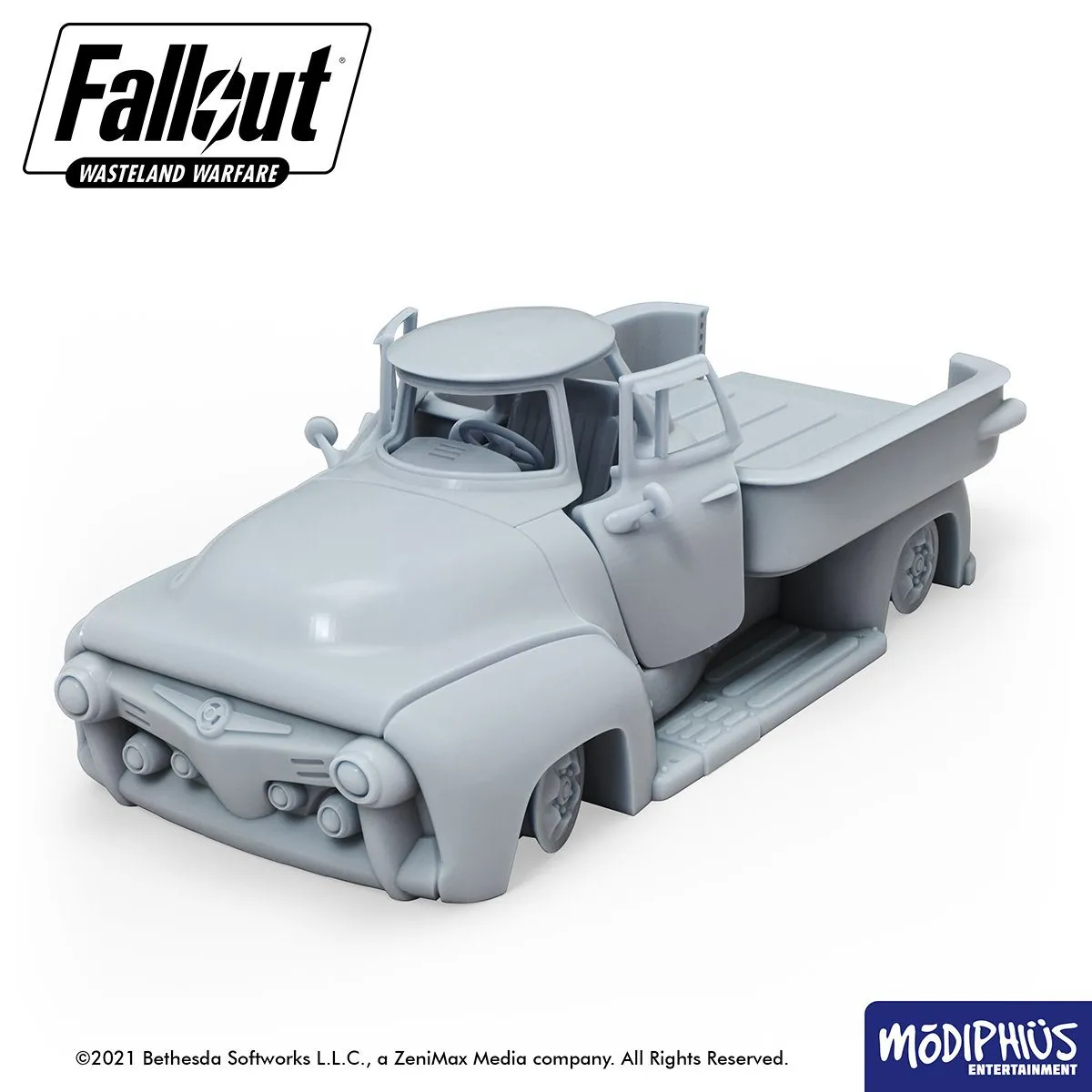 Fallout: Wasteland Warfare - Print at Home - Nuka World Parking Lot STL