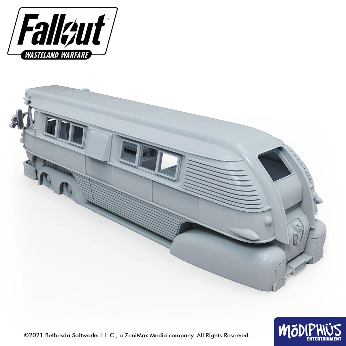 Fallout: Wasteland Warfare - Print at Home - Nuka World Parking Lot STL