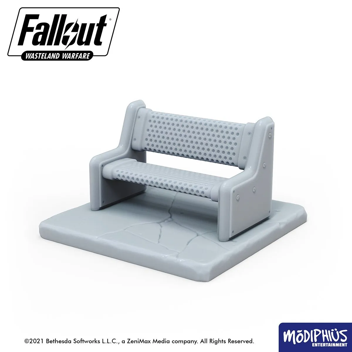 Fallout: Wasteland Warfare - Print at Home - Nuka World Parking Lot STL