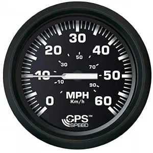 Faria Euro Black 4" Speedometer 60MPH (GPS)