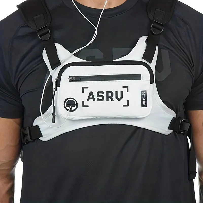 Fashion Chest Rig Bag for Men - Waist Bag Hip Hop Streetwear Functional Chest Mobile Phone Bags - Male Fanny Pack