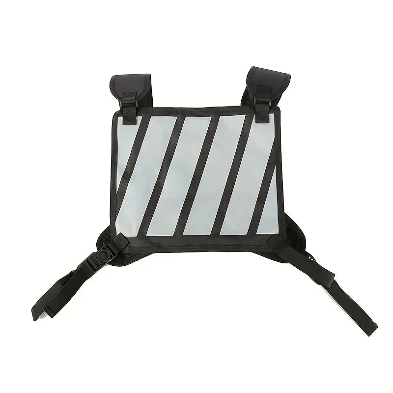 Fashion Chest Rig Bag for Men - Waist Bag Hip Hop Streetwear Functional Chest Mobile Phone Bags - Male Fanny Pack