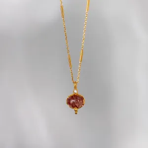 Fat Strawberry Necklace