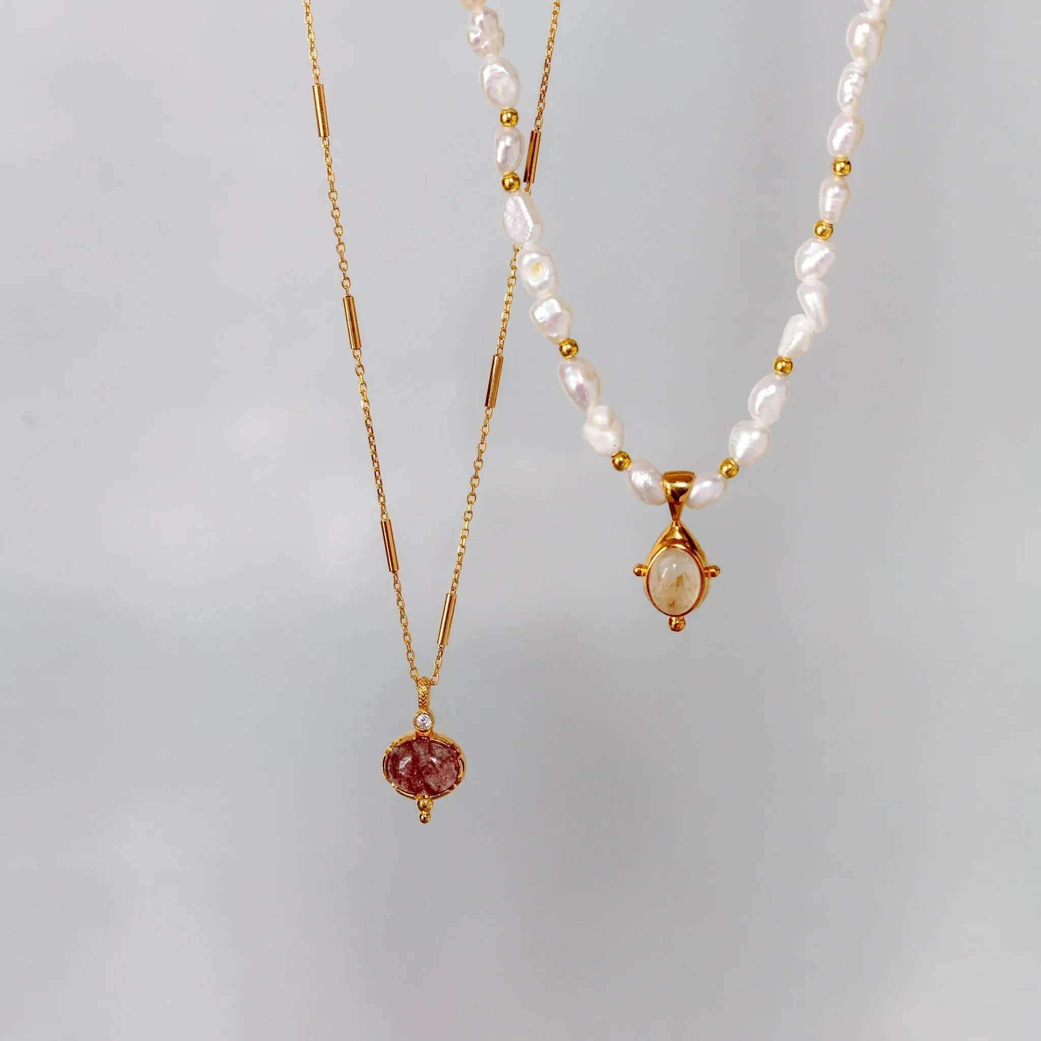 Fat Strawberry Necklace
