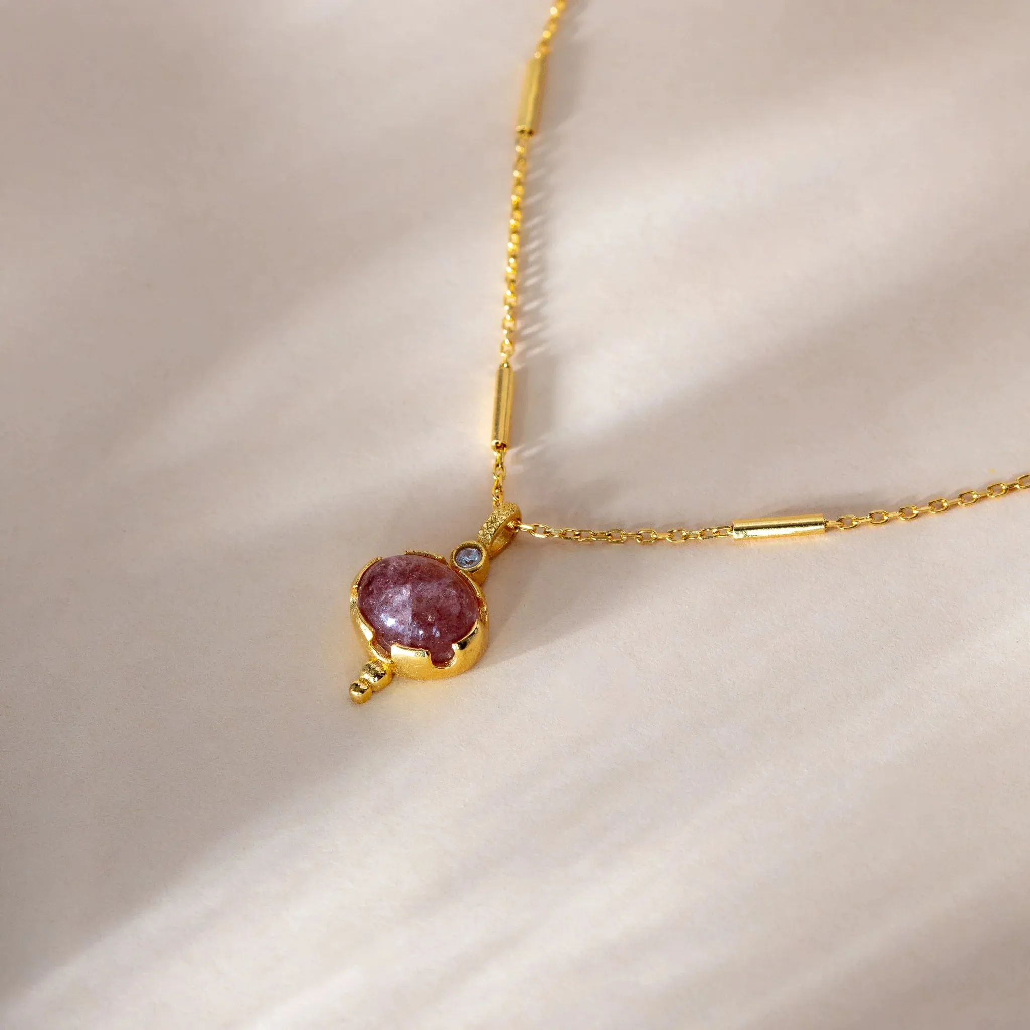 Fat Strawberry Necklace