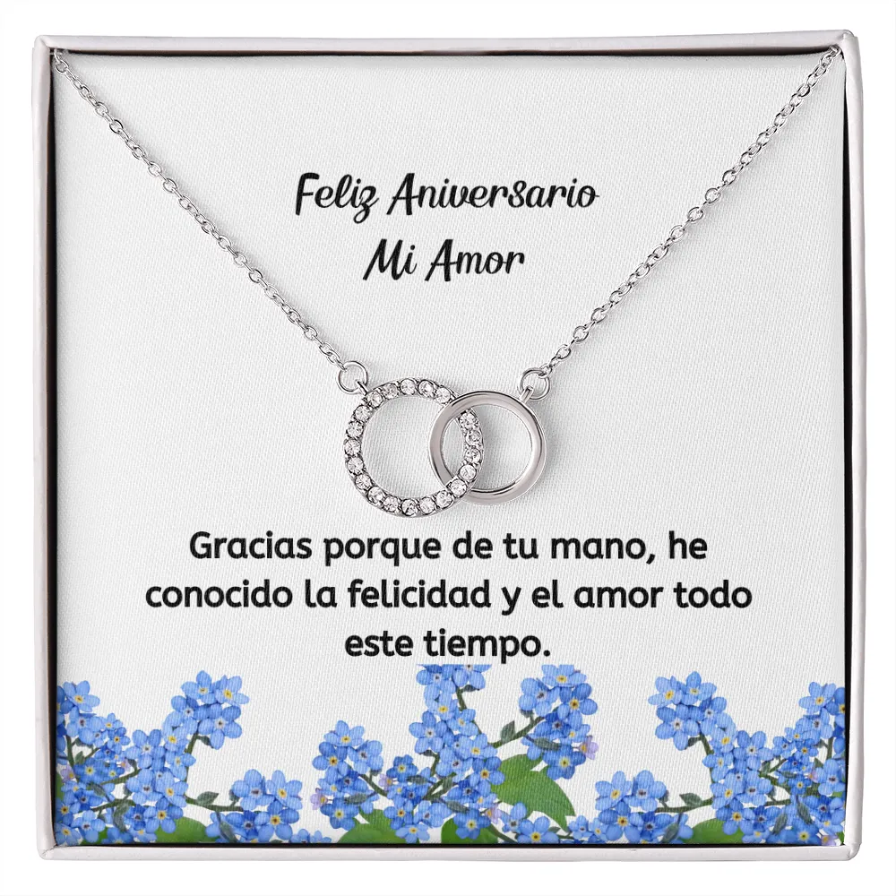 Feliz Aniversario. Gracias porque contigo he conocido la felicidad y el amor.