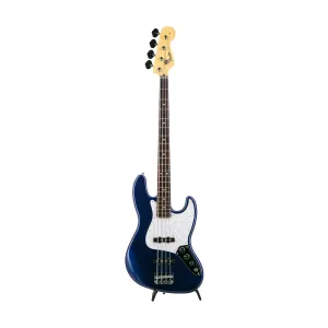 Fender FSR Collection Hybrid II Jazz Bass Guitar, RW FB, Azurite Metallic