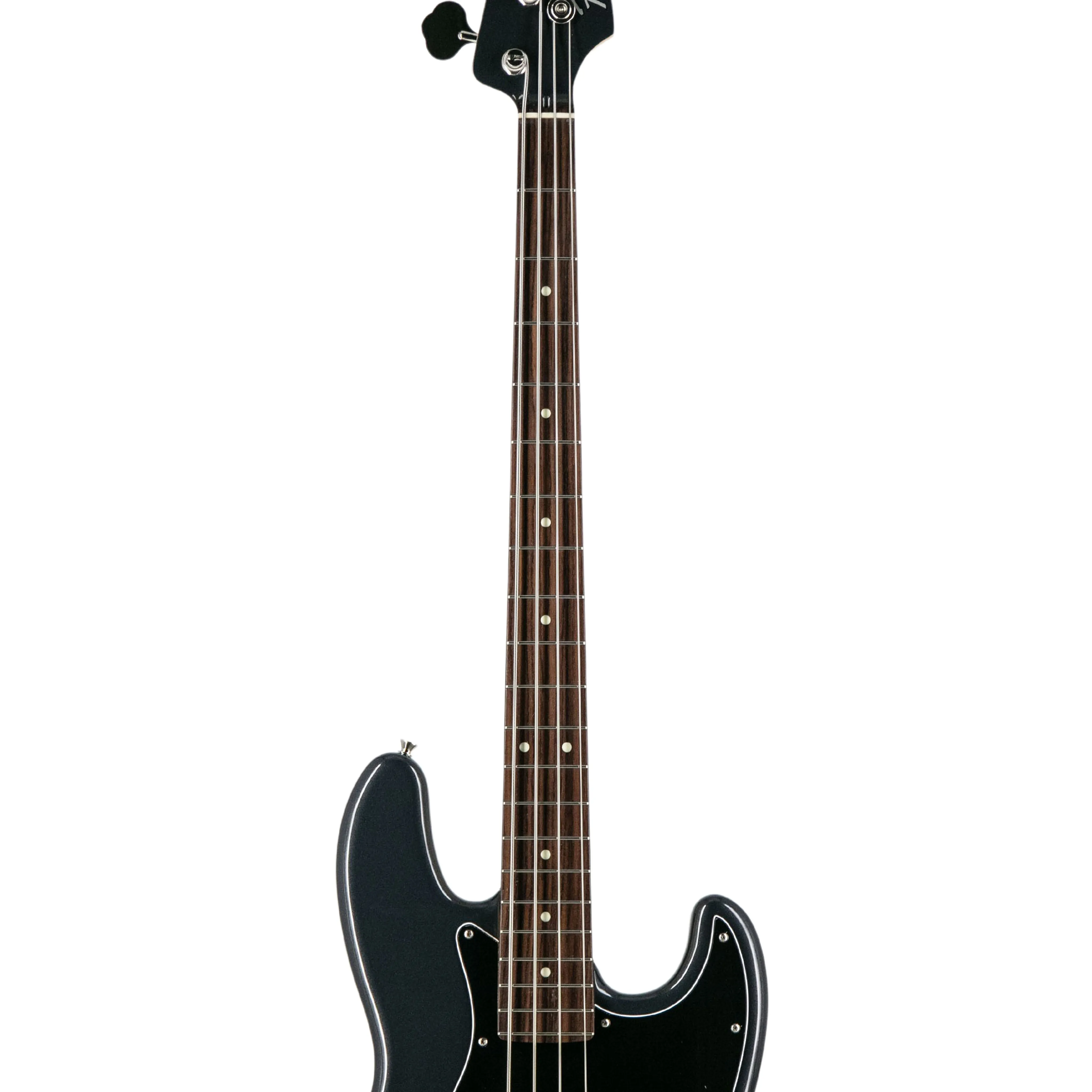 Fender FSR Collection Hybrid II Jazz Bass Guitar, RW FB, Charcoal Frost Metallic