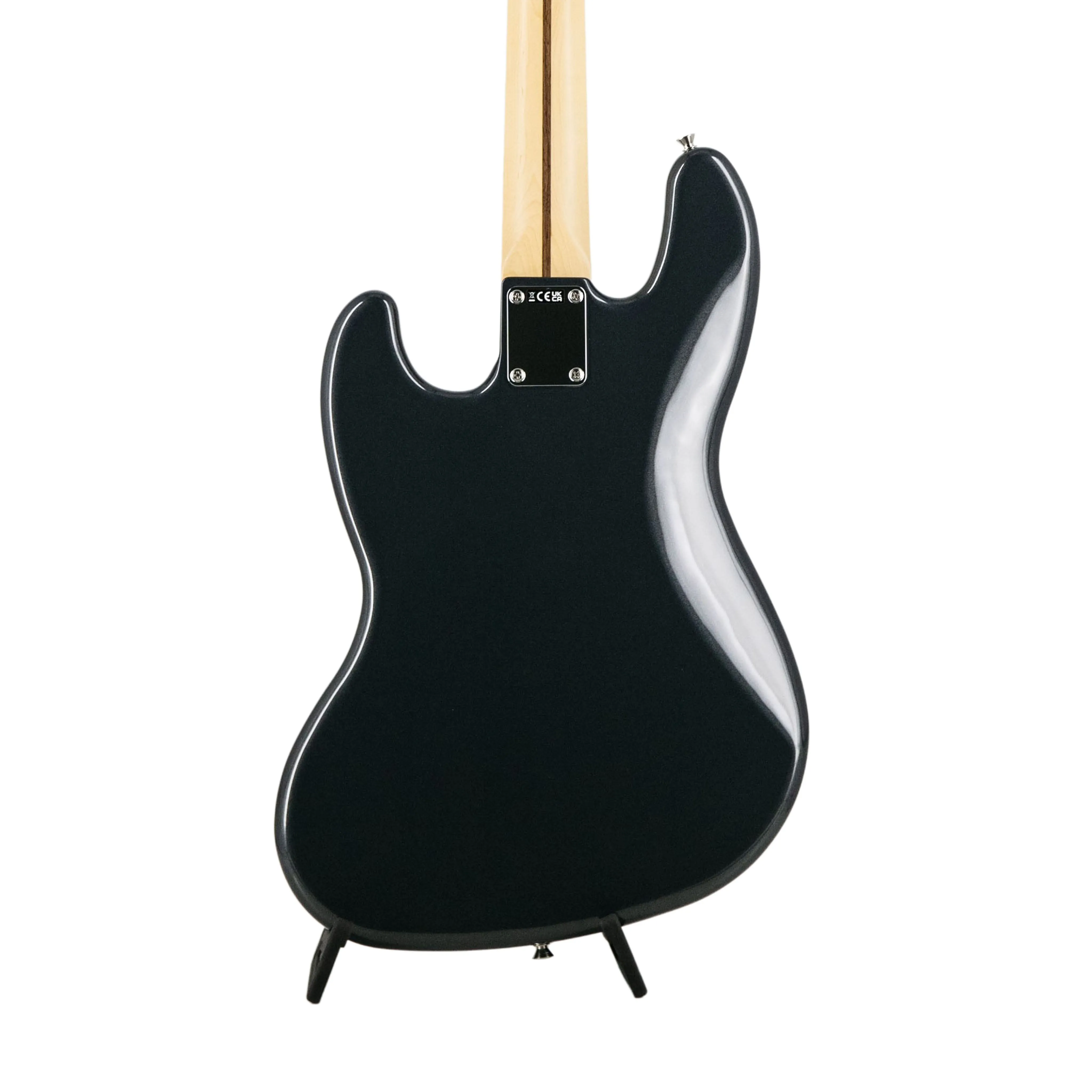 Fender FSR Collection Hybrid II Jazz Bass Guitar, RW FB, Charcoal Frost Metallic
