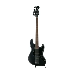 Fender FSR Collection Hybrid II Jazz Bass Guitar, RW FB, Charcoal Frost Metallic
