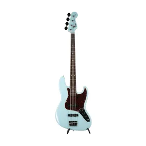 Fender FSR Collection Hybrid II Jazz Bass Guitar, RW FB, Daphne Blue
