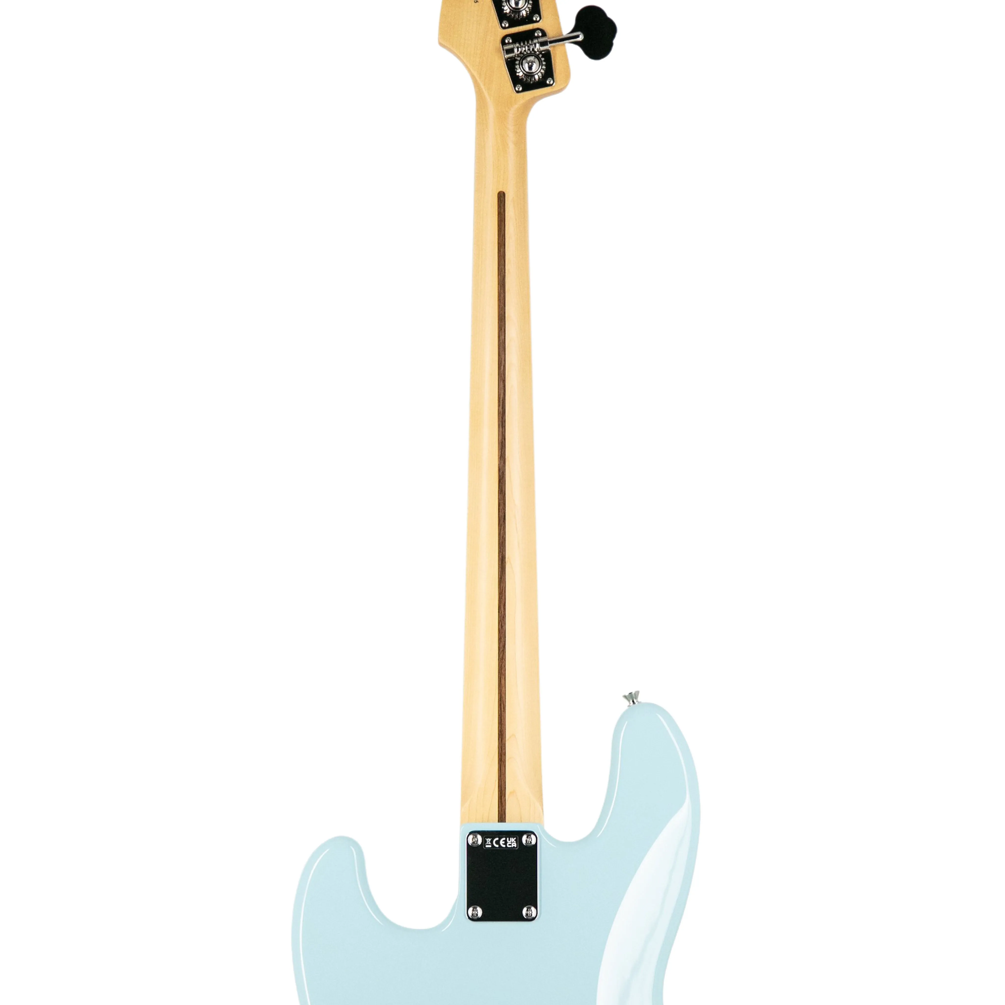 Fender FSR Collection Hybrid II Jazz Bass Guitar, RW FB, Daphne Blue