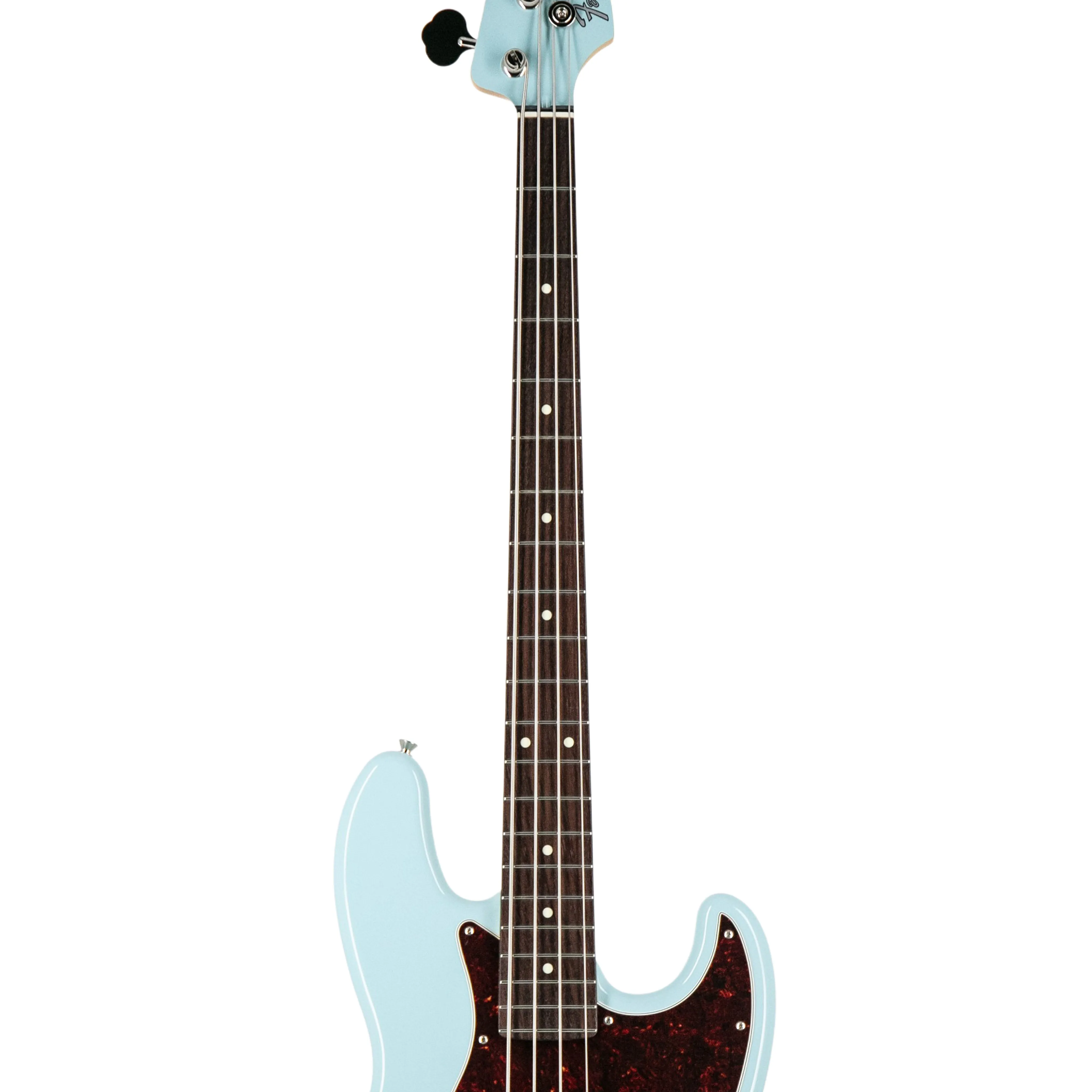 Fender FSR Collection Hybrid II Jazz Bass Guitar, RW FB, Daphne Blue