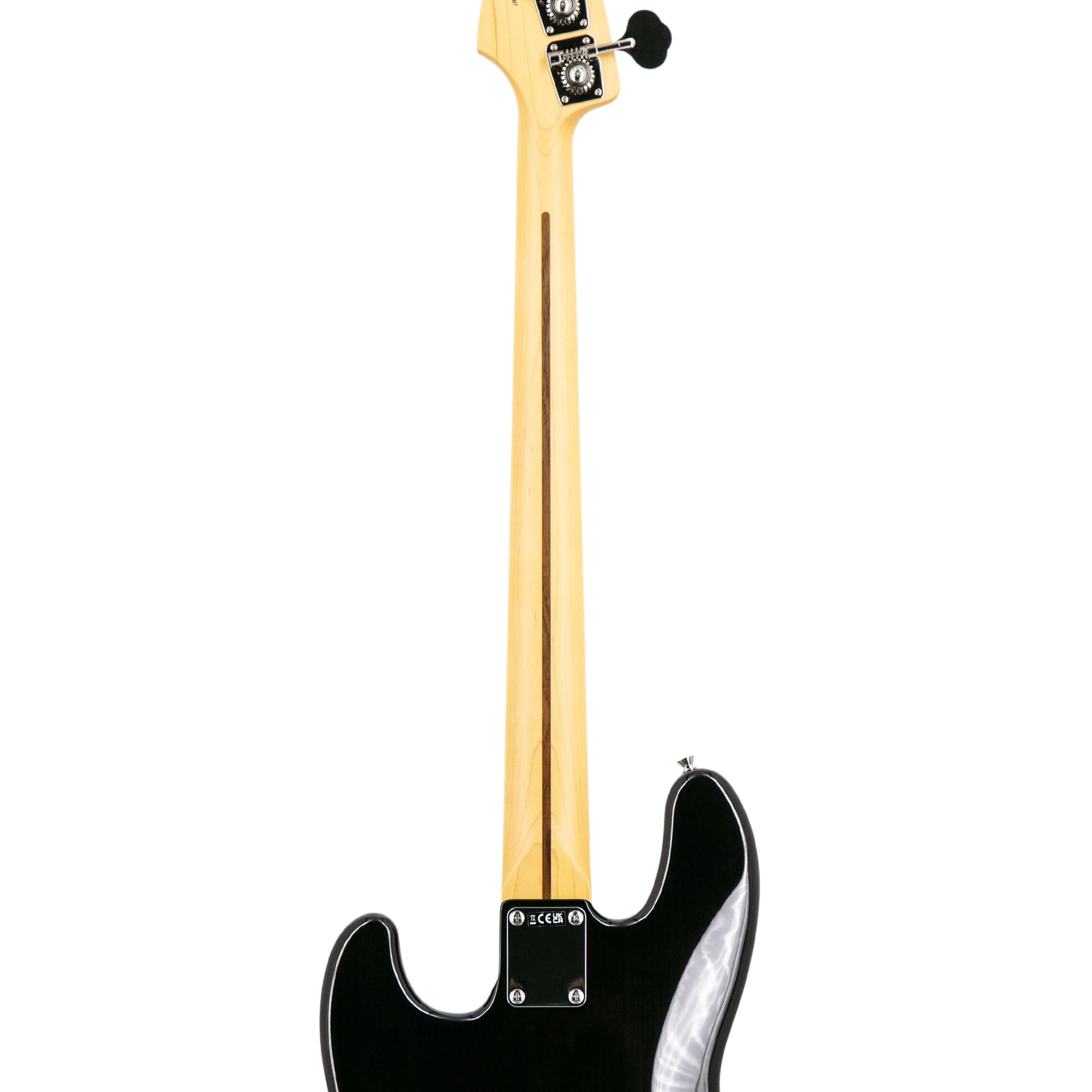 Fender FSR Collection Hybrid II Jazz Bass Guitar, RW FB, Trans Black