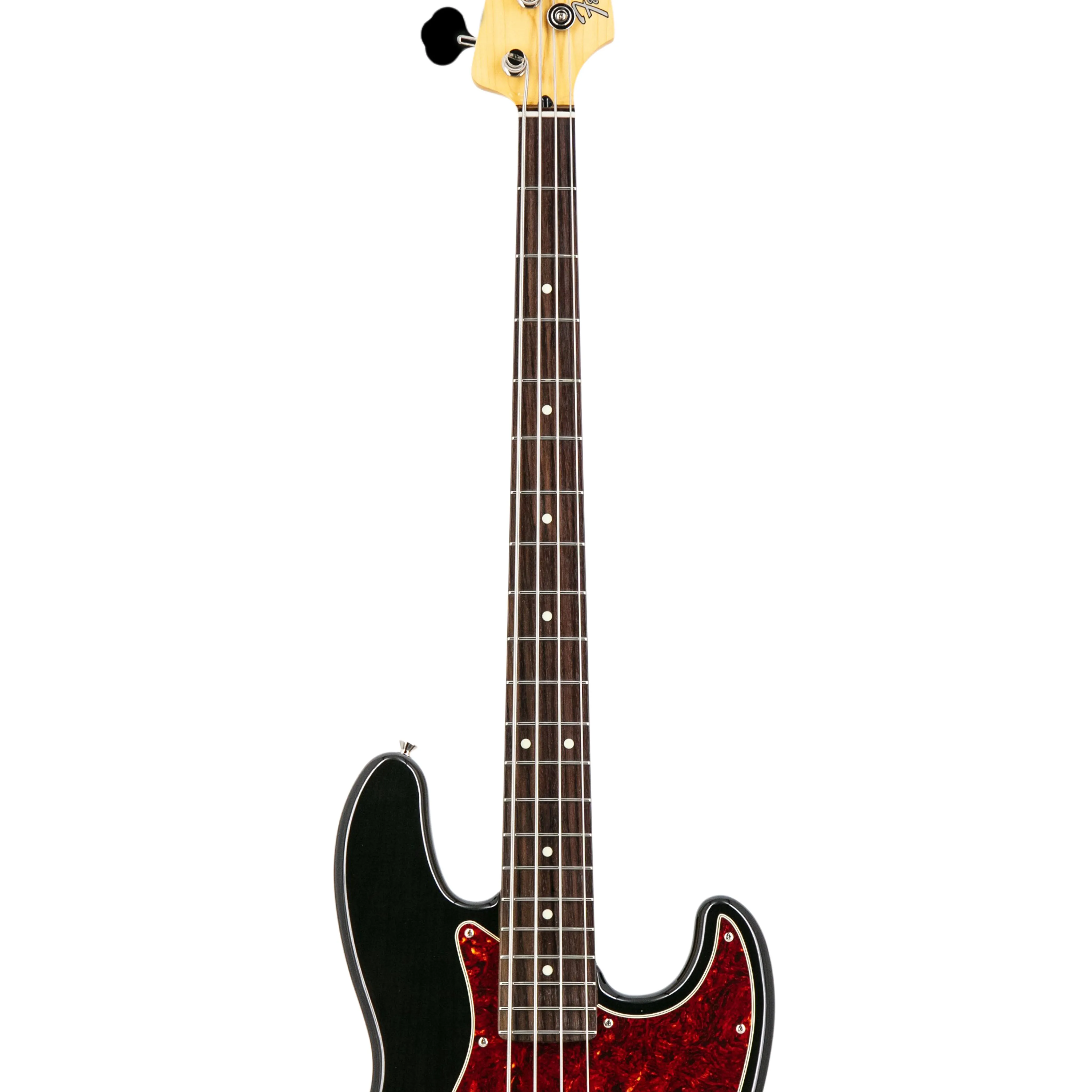 Fender FSR Collection Hybrid II Jazz Bass Guitar, RW FB, Trans Black