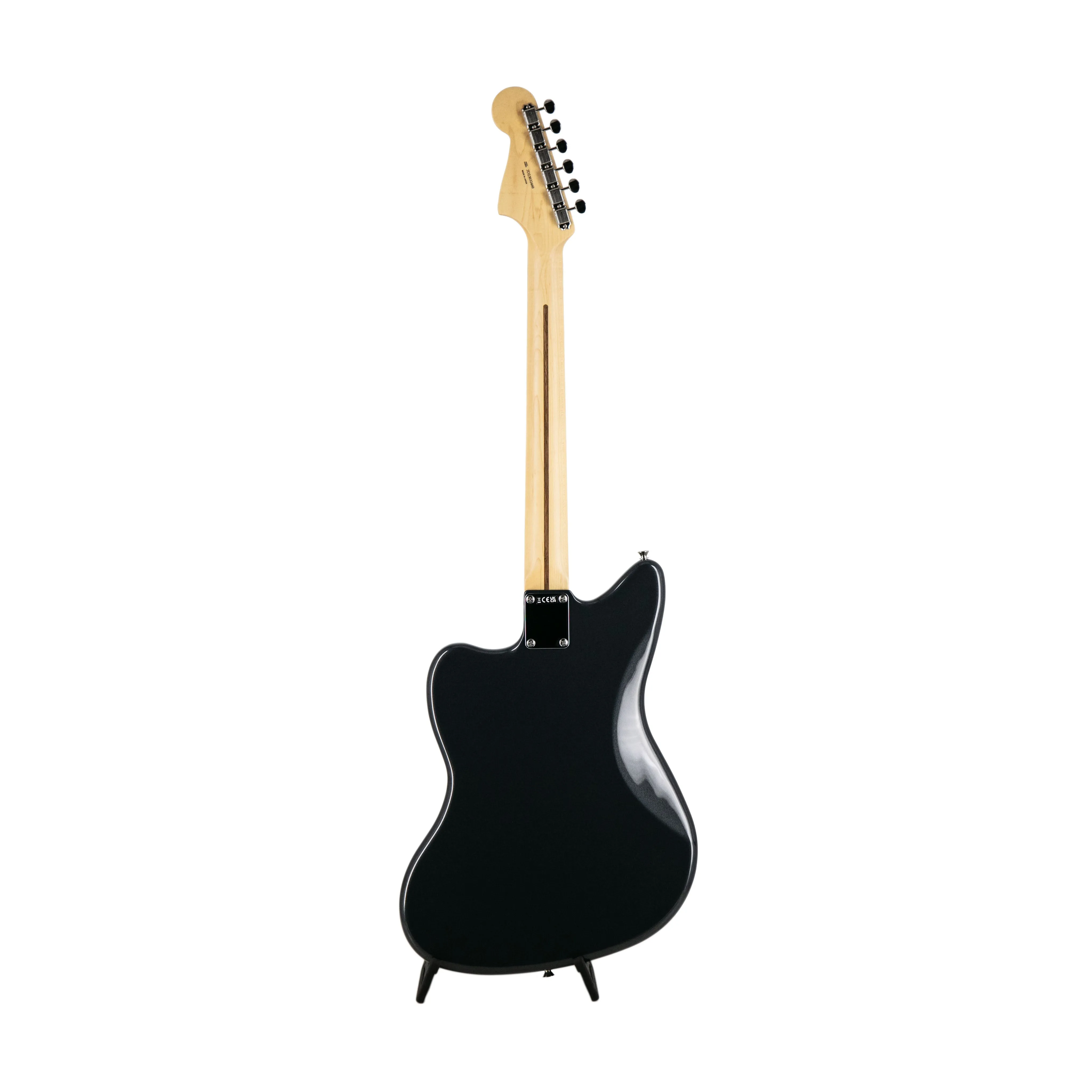 Fender FSR Collection Hybrid II Jazzmaster Electric Guitar, RW FB, Charcoal Frost Metallic
