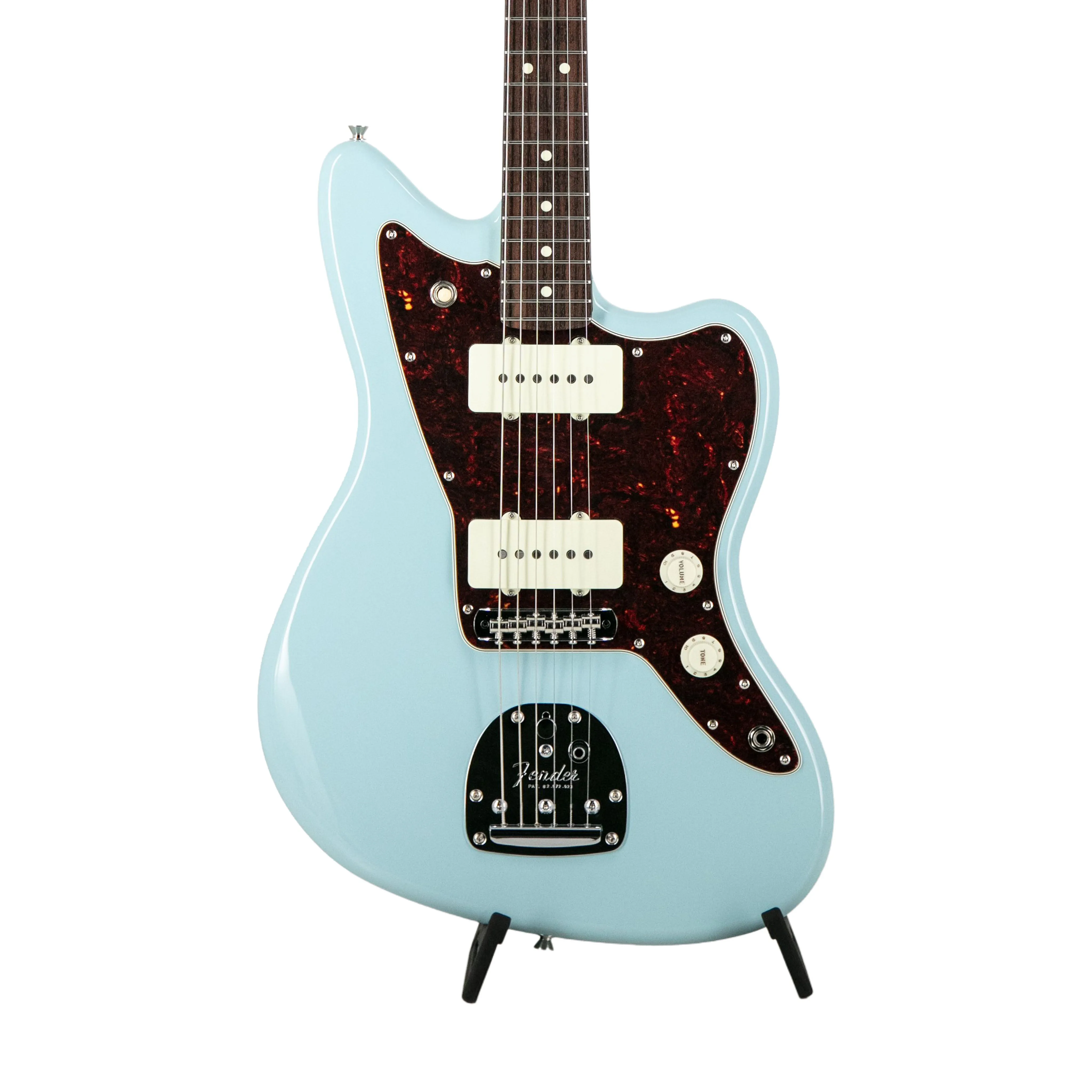 Fender FSR Collection Hybrid II Jazzmaster Electric Guitar, RW FB, Daphne Blue