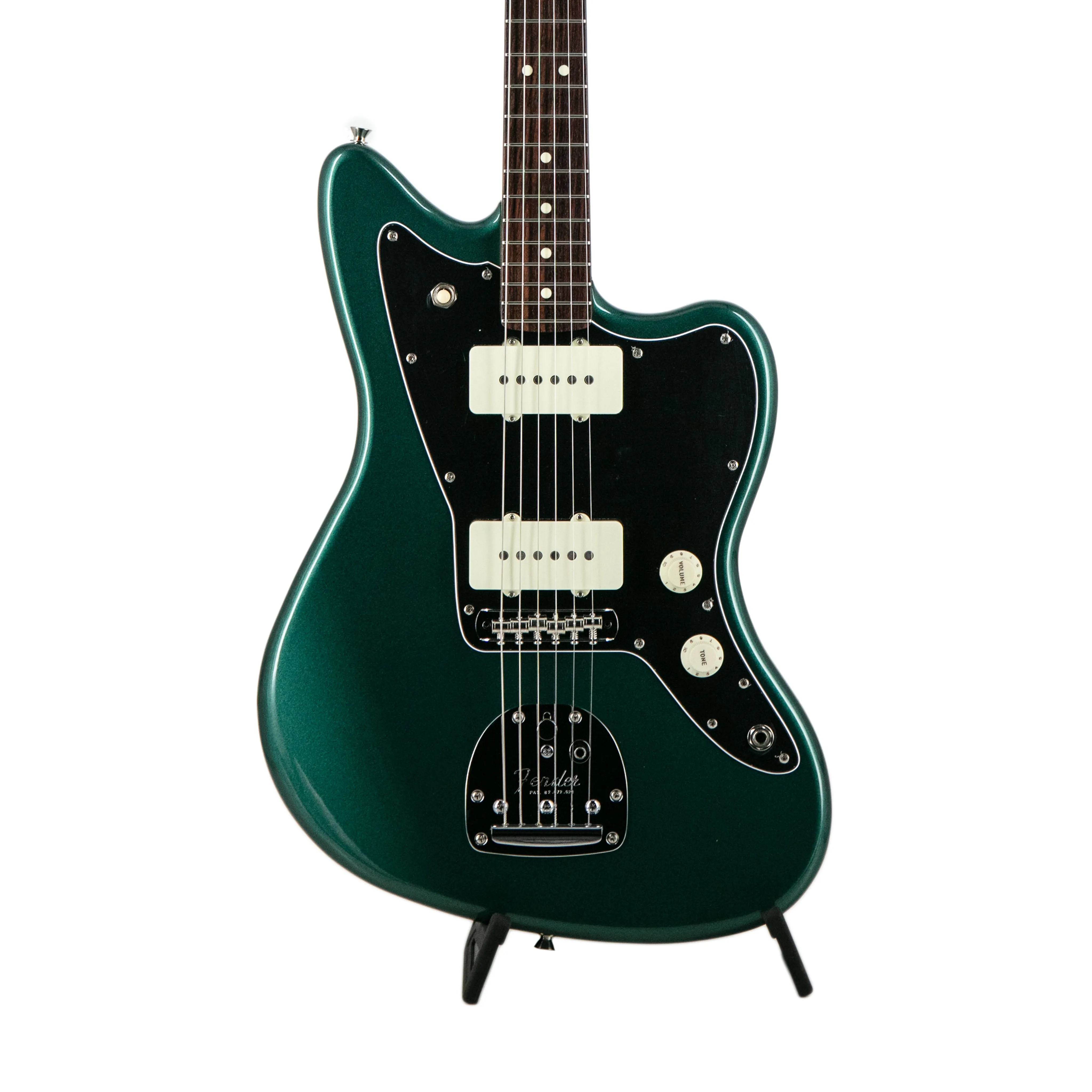 Fender FSR Collection Hybrid II Jazzmaster Electric Guitar, RW FB, Sherwood Green Metallic