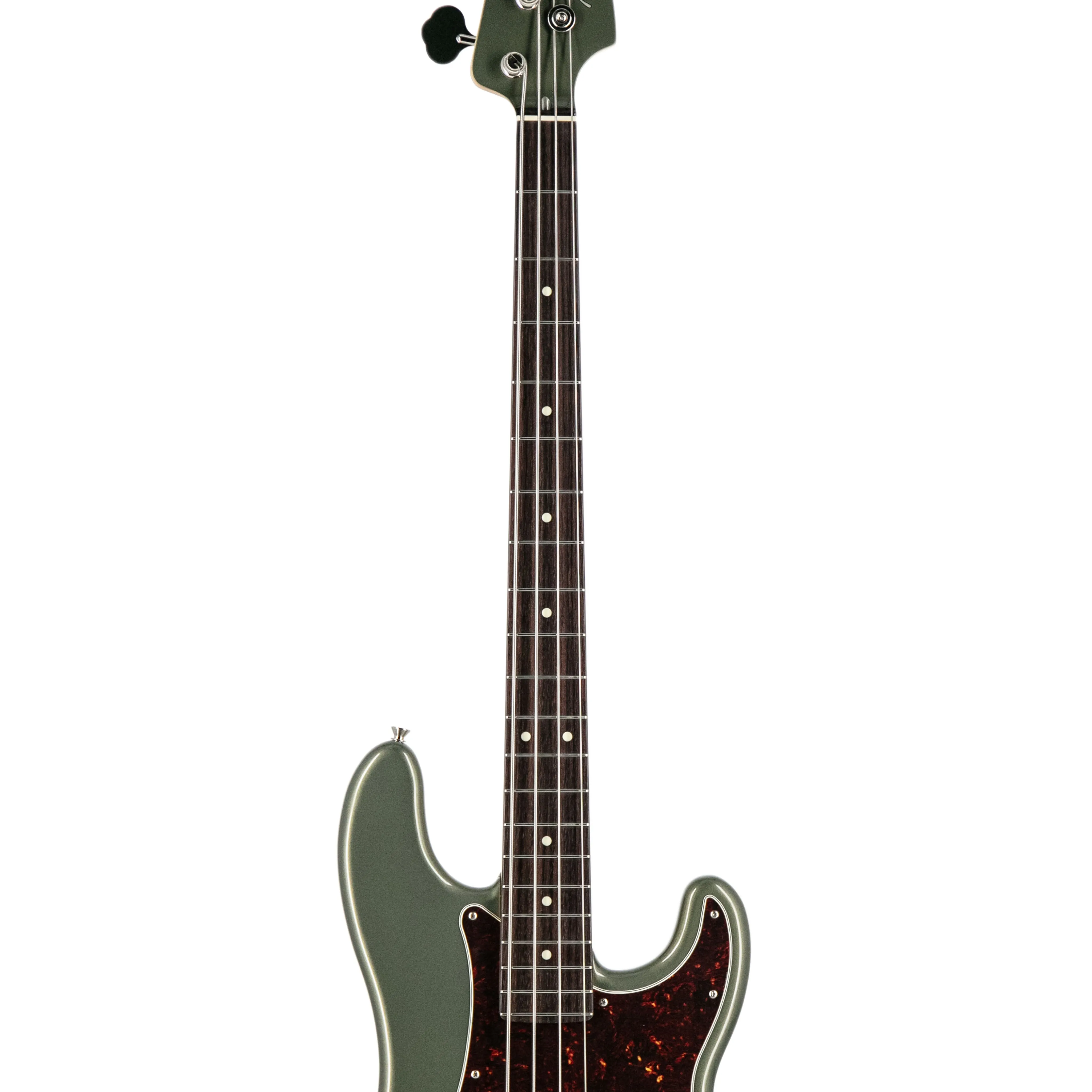 Fender FSR Collection Hybrid II Precision Bass Guitar, RW FB, Jasper Olive Metallic