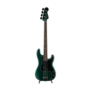 Fender FSR Collection Hybrid II Precision Bass Guitar, RW FB, Sherwood Green Metallic