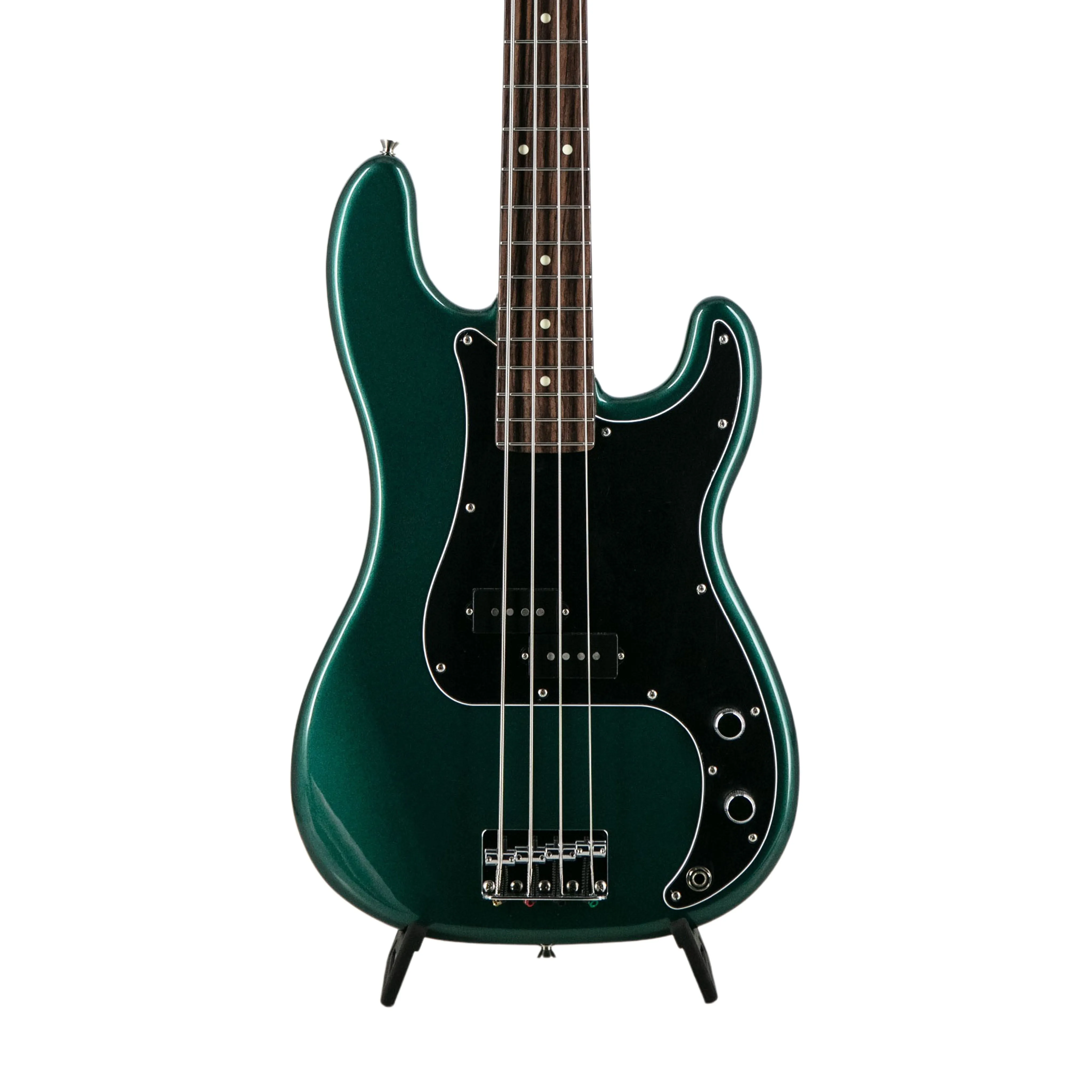 Fender FSR Collection Hybrid II Precision Bass Guitar, RW FB, Sherwood Green Metallic
