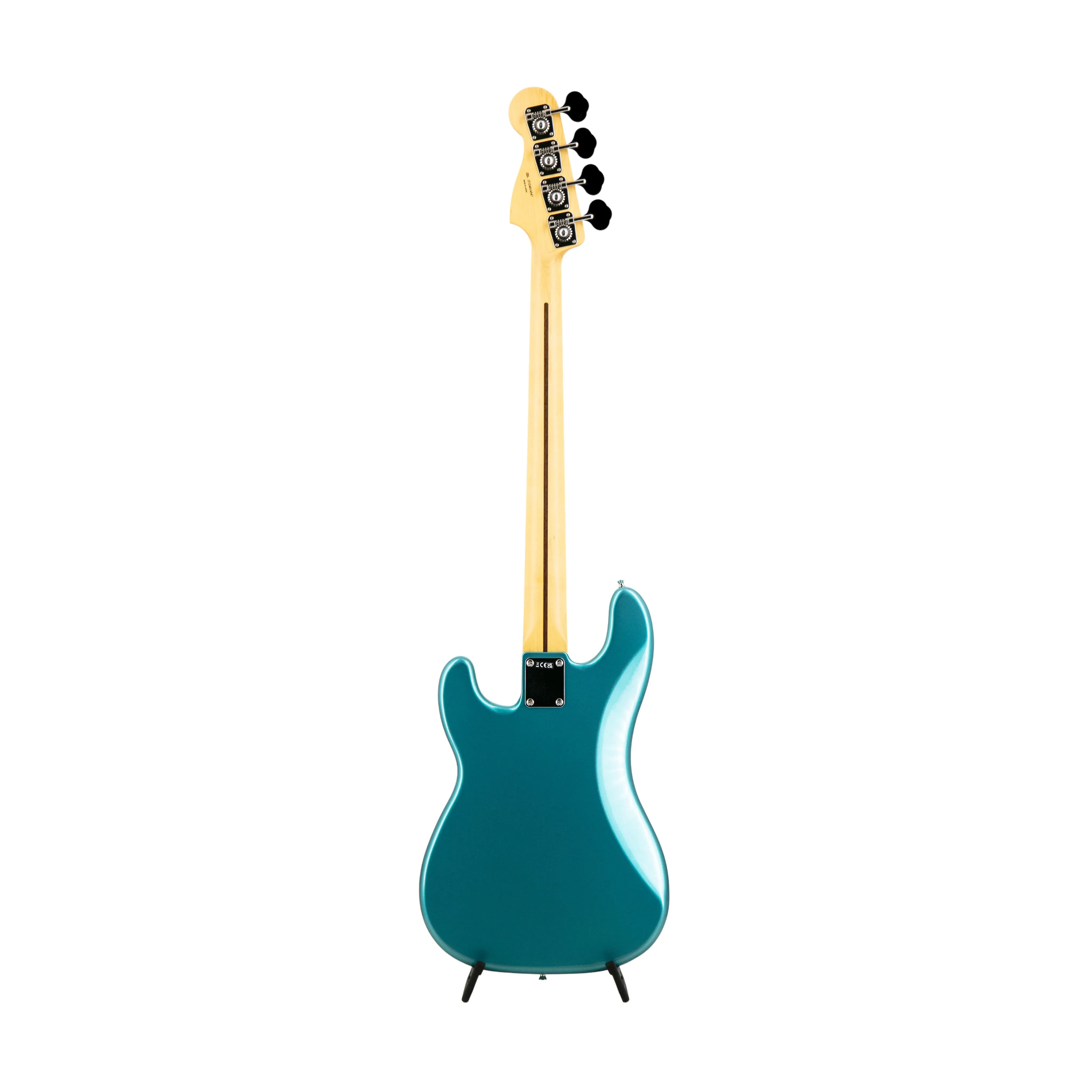 Fender FSR Collection Hybrid II Precision Bass Guitar, RW FB, Teal Green Metallic
