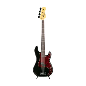 Fender FSR Collection Hybrid II Precision Bass Guitar, RW FB, Trans Black