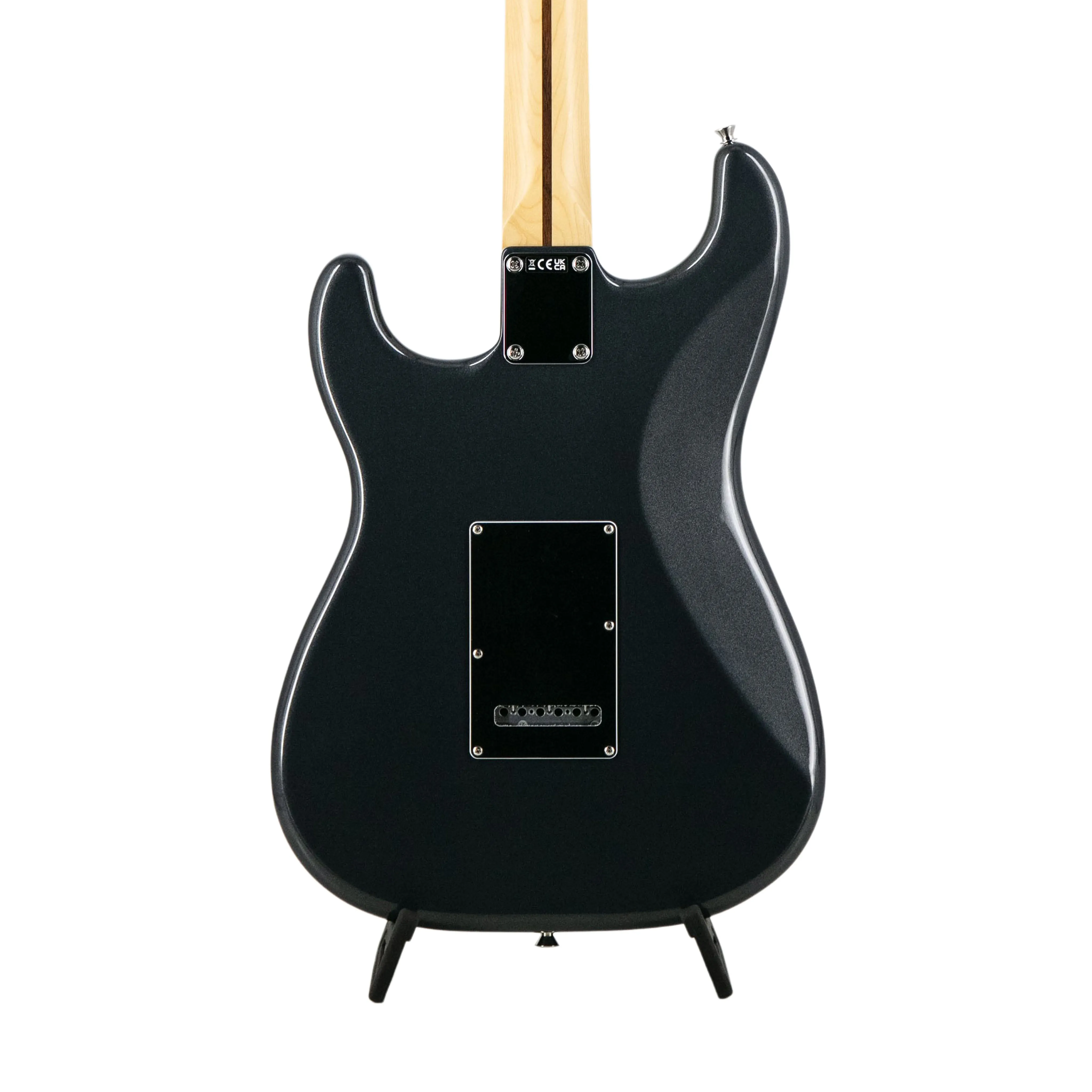 Fender FSR Collection Hybrid II Stratocaster Electric Guitar, RW FB, Charcoal Frost Metallic