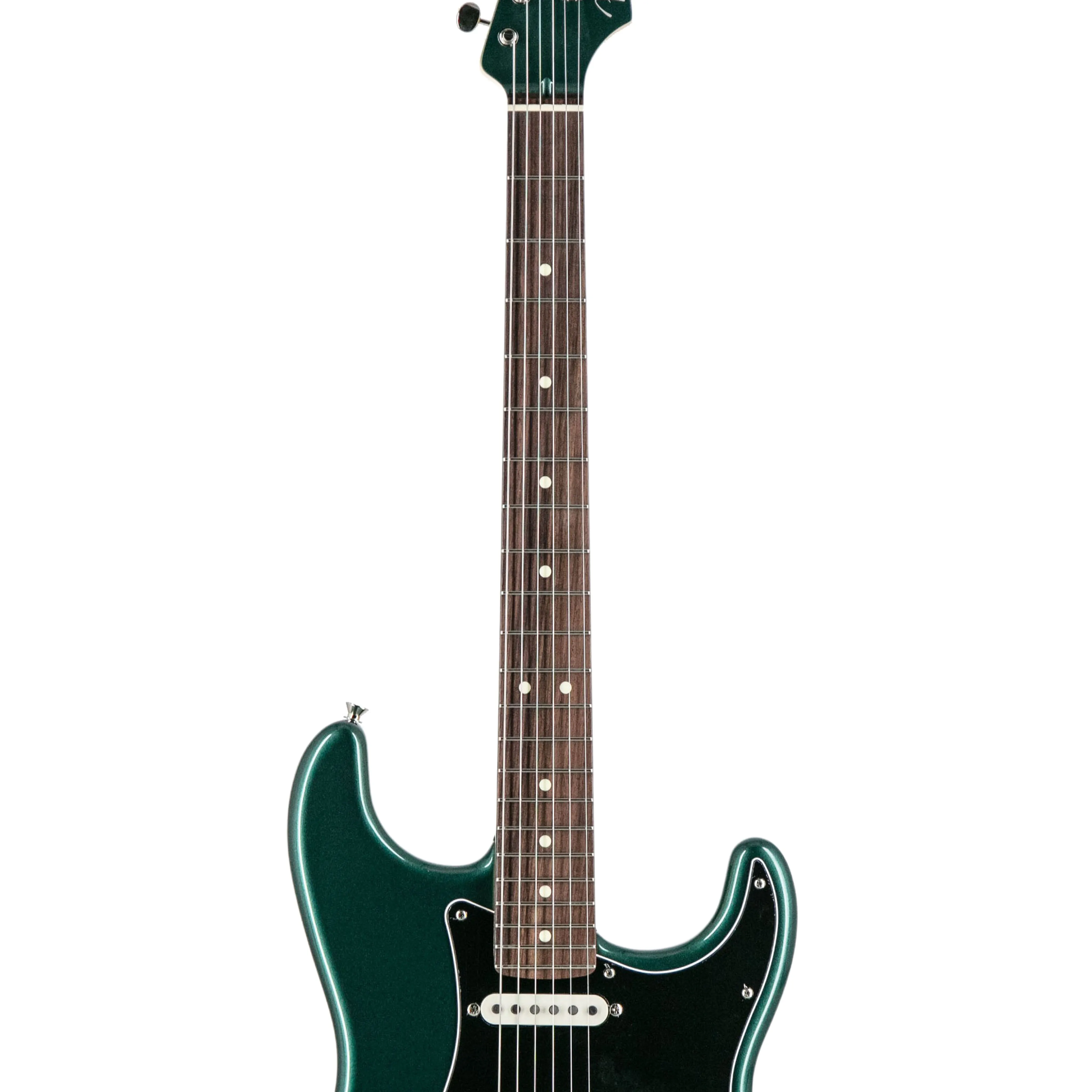Fender FSR Collection Hybrid II Stratocaster Electric Guitar, RW FB, Sherwood Green Metallic