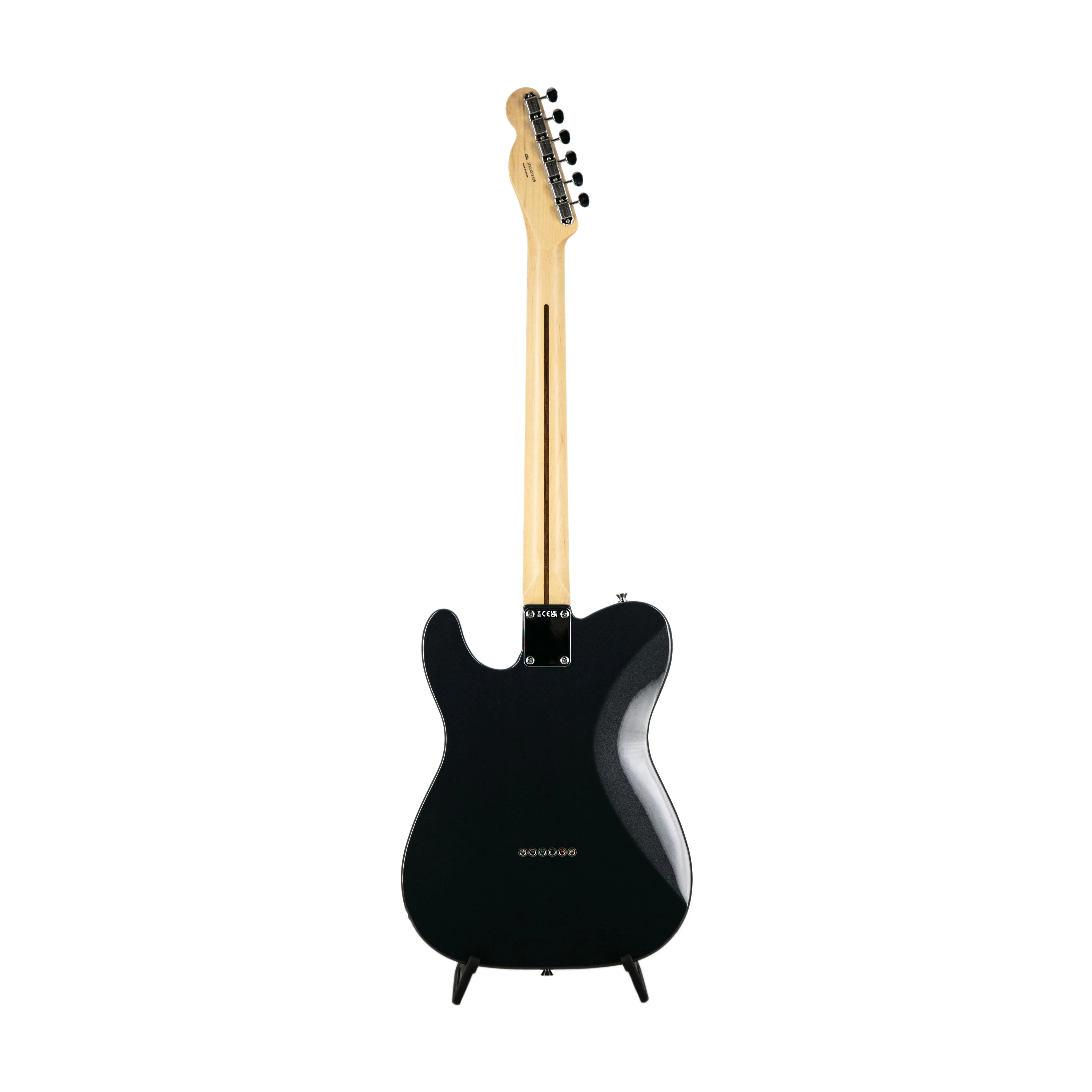 Fender FSR Collection Hybrid II Telecaster Electric Guitar, RW FB, Charcoal Frost Metallic