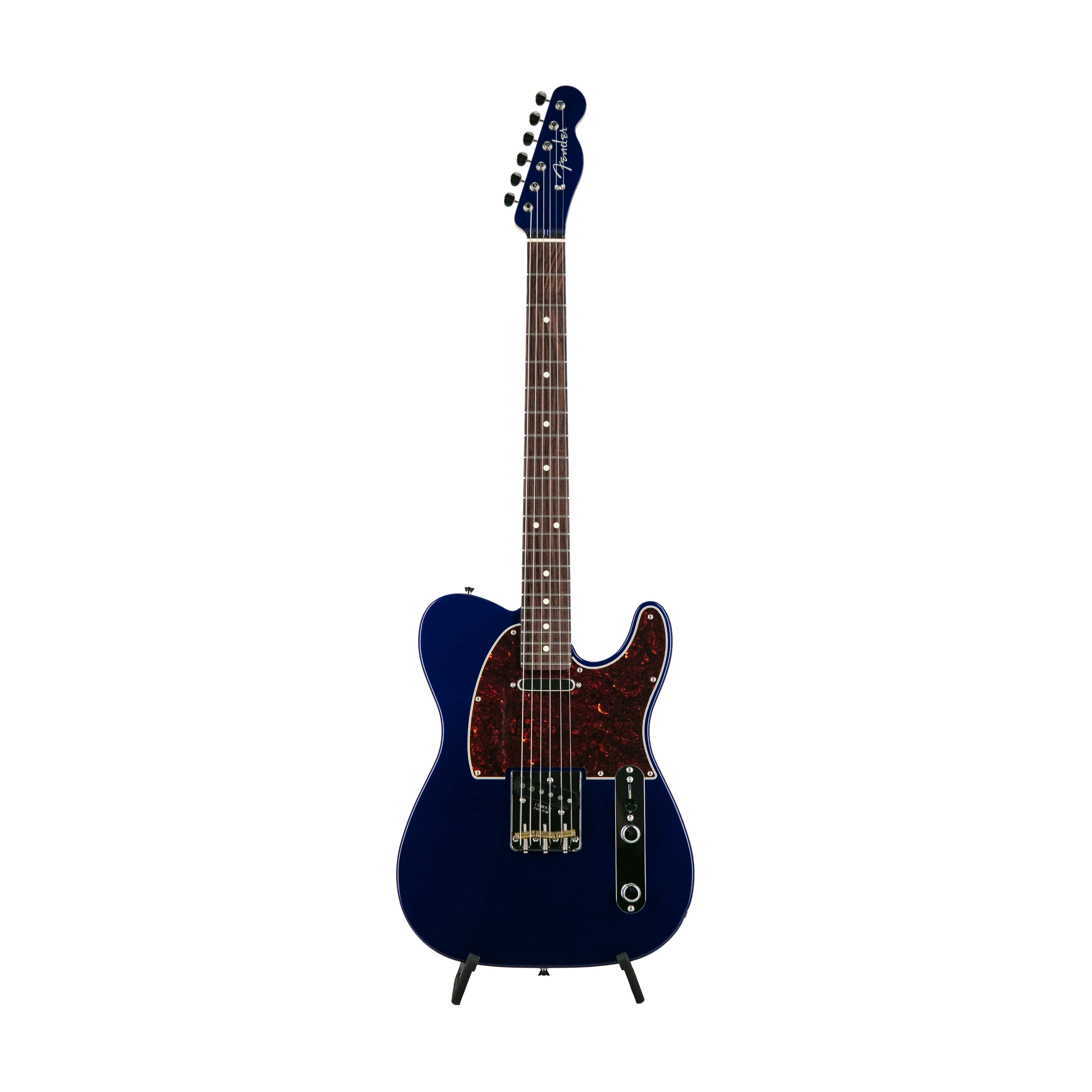 Fender FSR Collection Hybrid II Telecaster Electric Guitar, RW FB, Deep Ocean Metallic