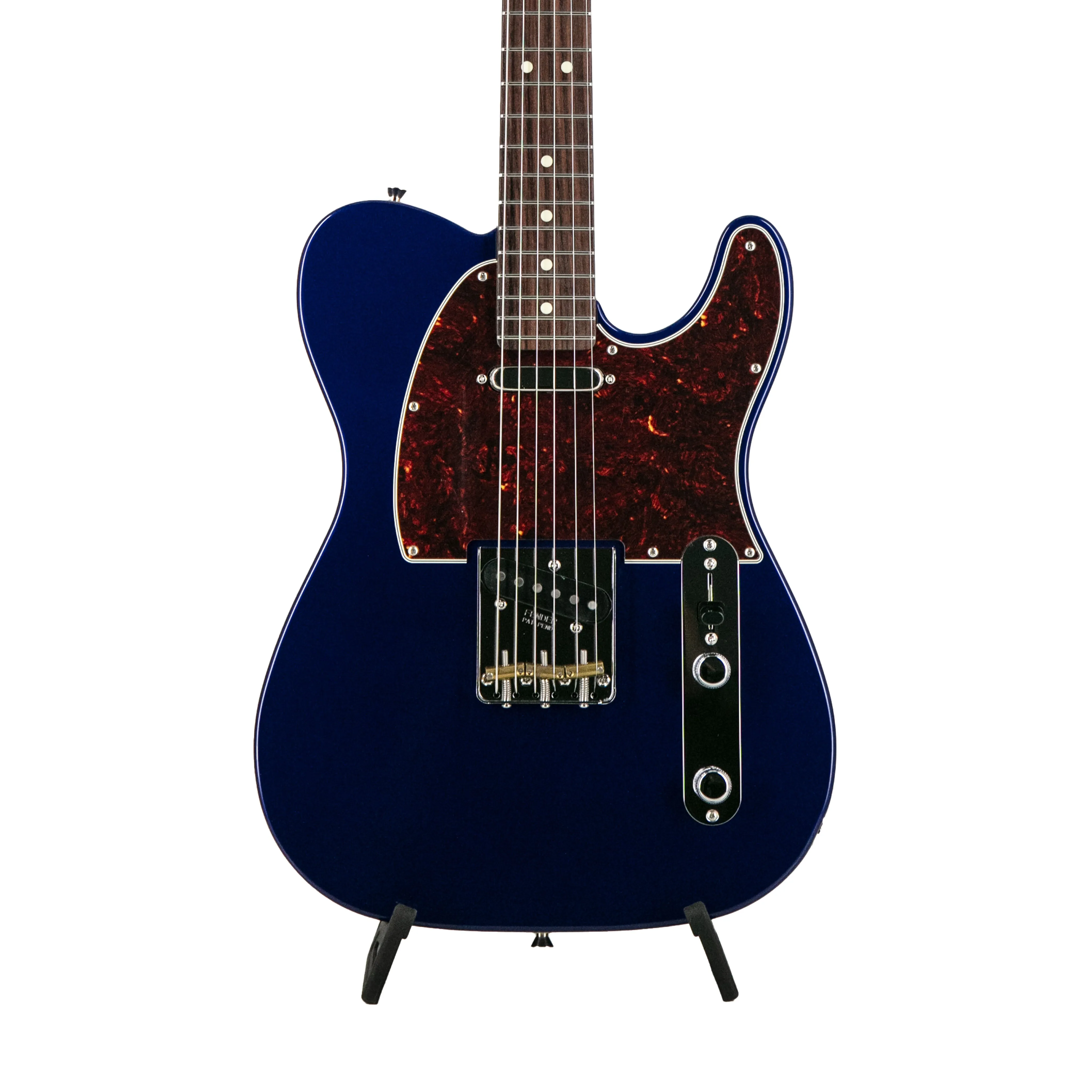 Fender FSR Collection Hybrid II Telecaster Electric Guitar, RW FB, Deep Ocean Metallic