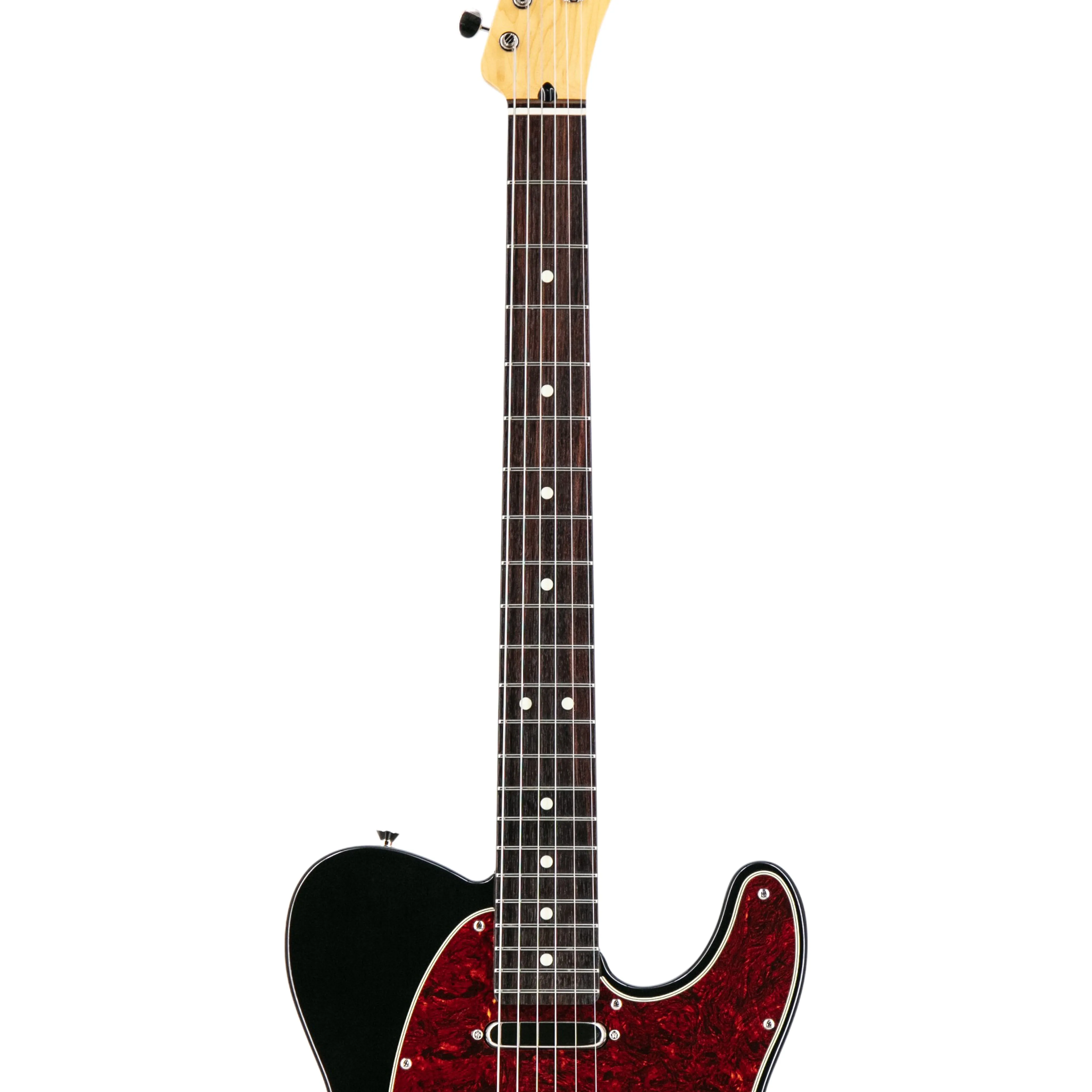 Fender FSR Collection Hybrid II Telecaster Electric Guitar, RW FB, Trans Black