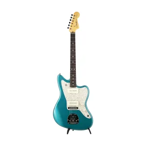 Fender FSR MIJ Hybrid II Jazzmaster Electric Guitar, RW FB, Teal Green Metallic