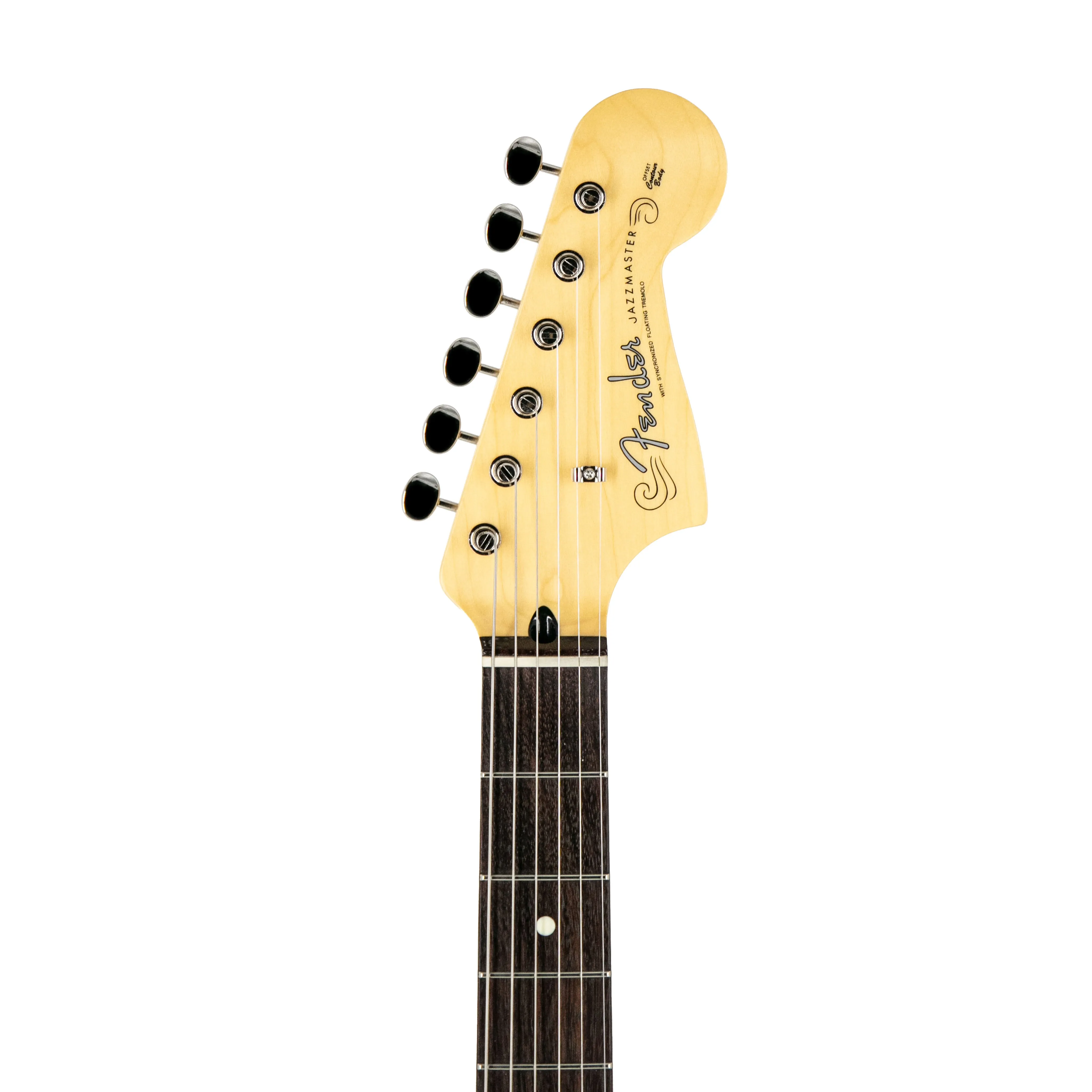 Fender FSR MIJ Hybrid II Jazzmaster Electric Guitar, RW FB, Teal Green Metallic