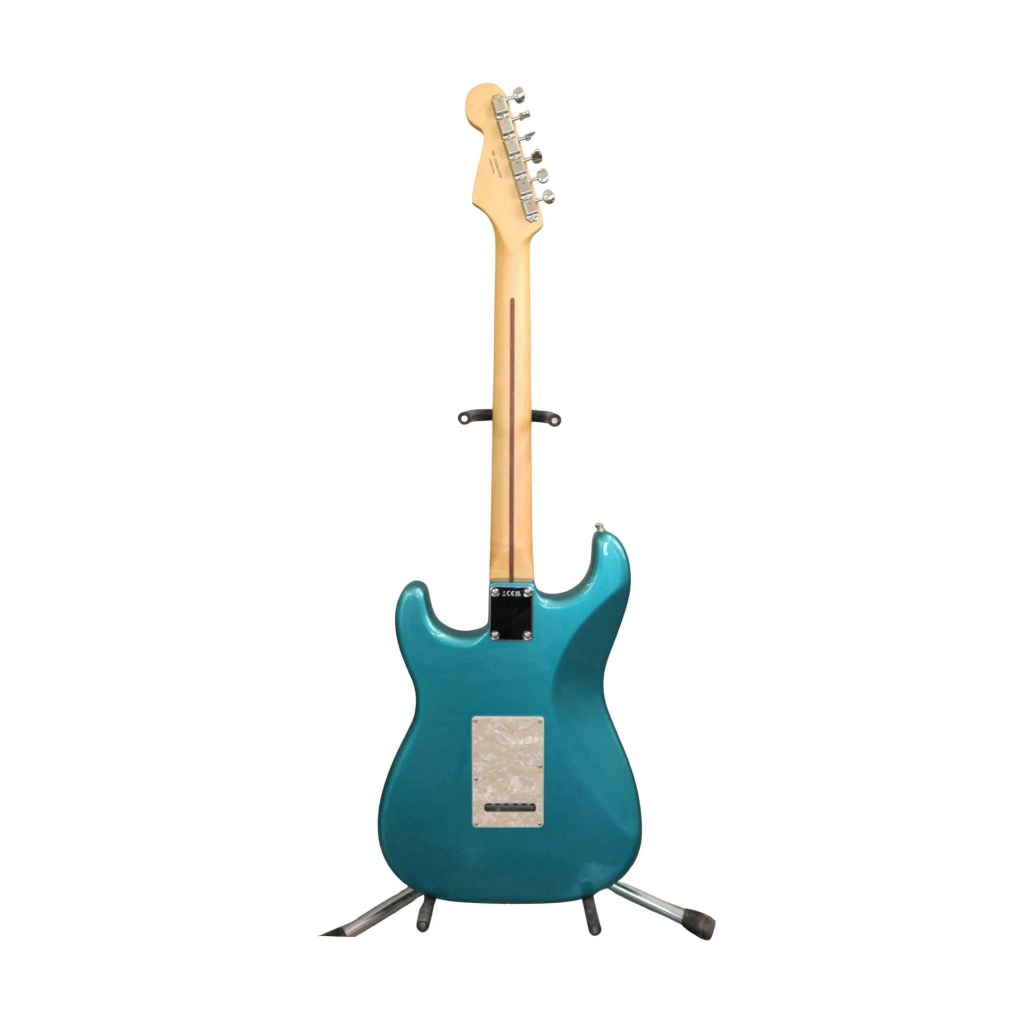 Fender FSR MIJ Hybrid II Stratocaster Electric Guitar, RW FB, Teal Green Metallic